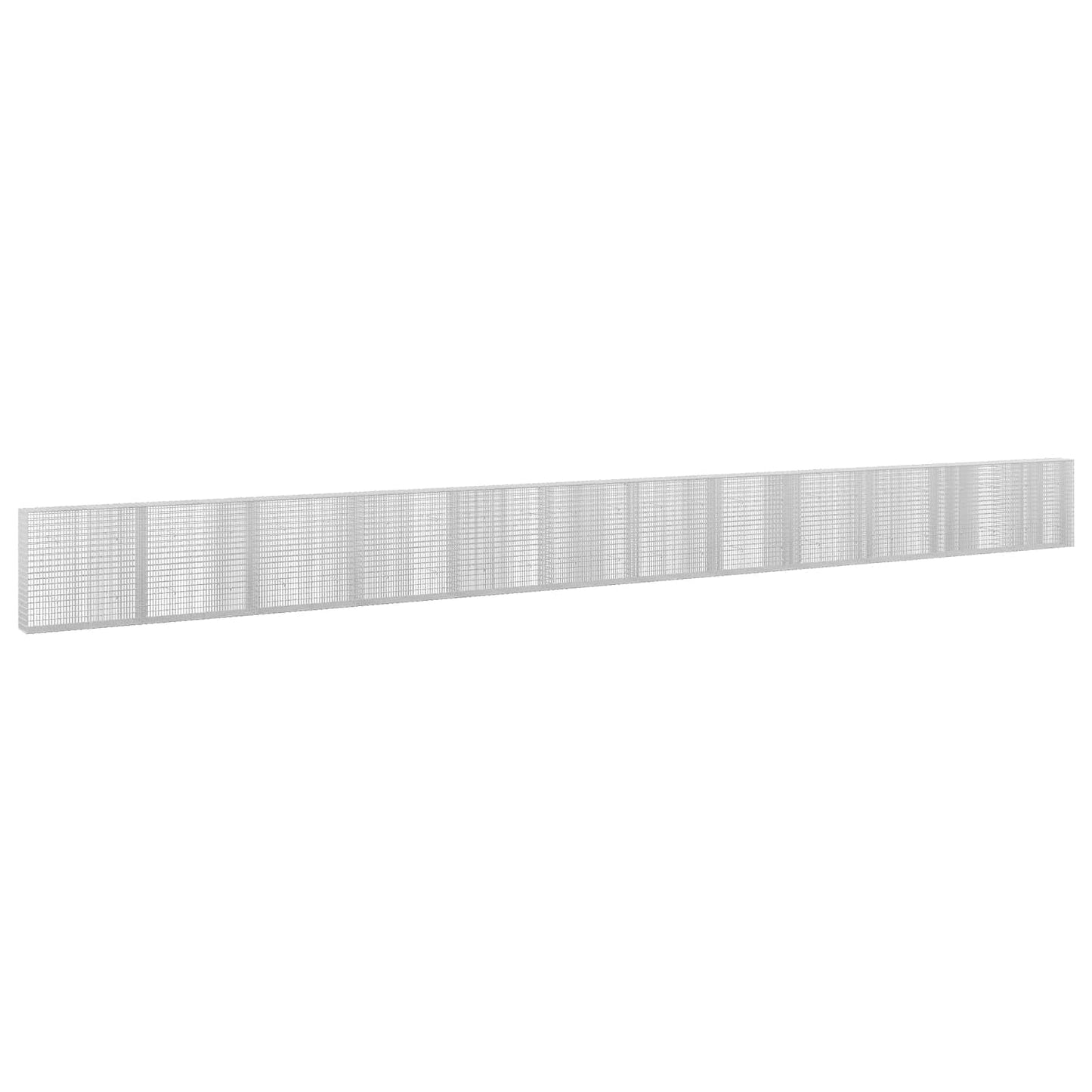vidaXL Γκαμπιόν με σύρμα 5 mm και πλέγμα 5x2,5 cm 1200x30x100 εκ