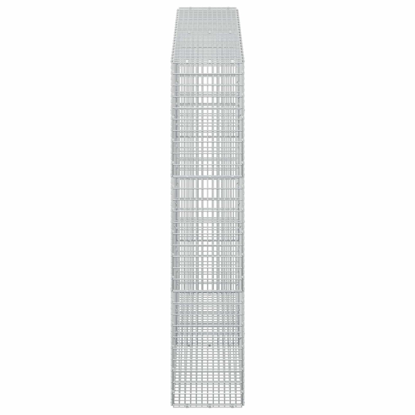 vidaXL Γκαμπιόν με σύρμα 5 mm και πλέγμα 5x2,5 cm 200x30x150 εκ