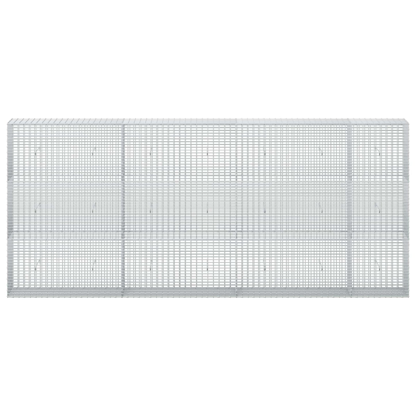vidaXL Γκαμπιόν με σύρμα 5 mm και πλέγμα 5x2,5 cm 350x30x150 εκ.