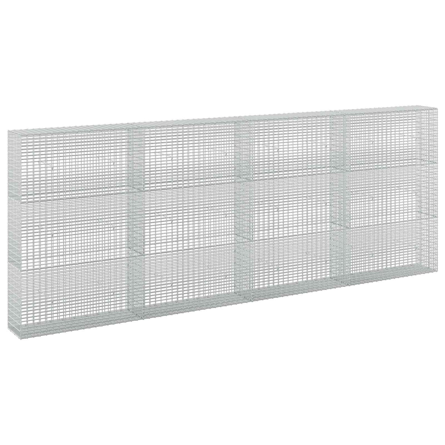 vidaXL Γκαμπιόν με σύρμα 5 mm και πλέγμα 5x2,5 cm 400x30x150 εκ