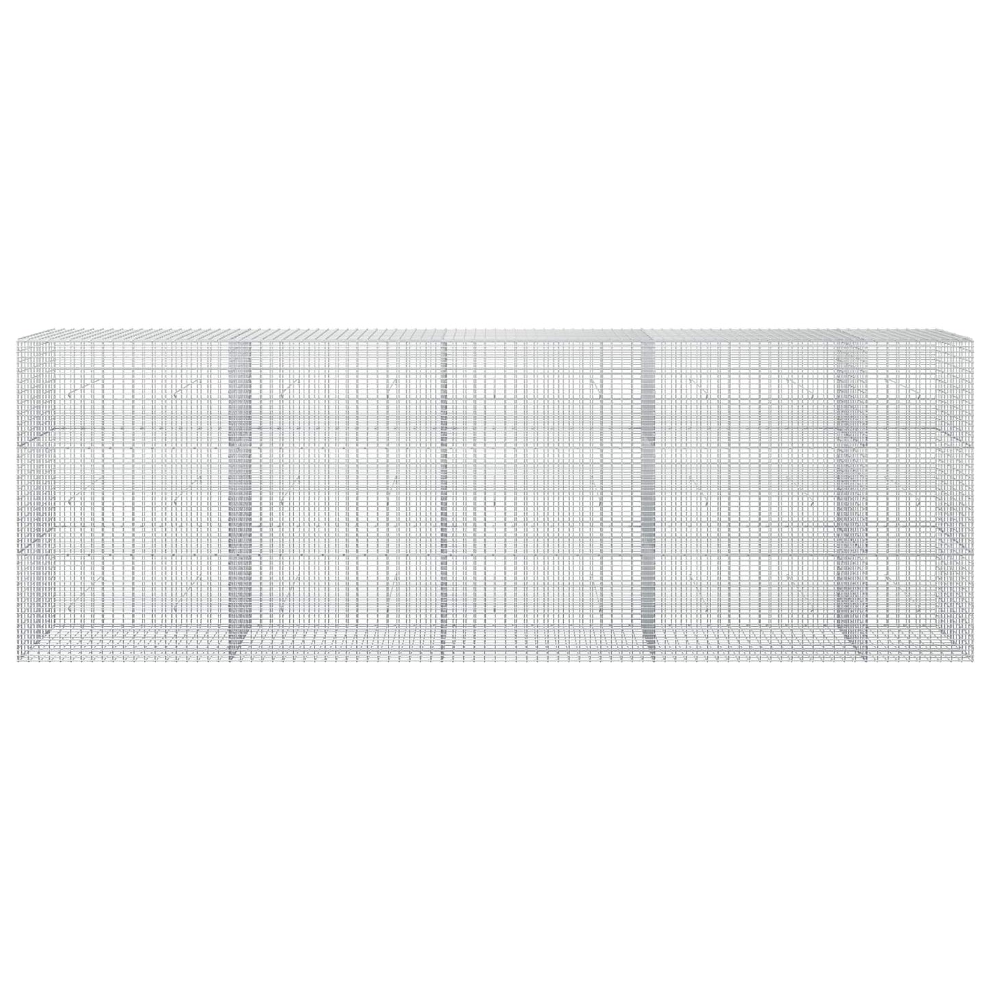 vidaXL Γκαμπιόν με σύρμα 5 mm και πλέγμα 5x2,5 cm 450x30x150 εκ