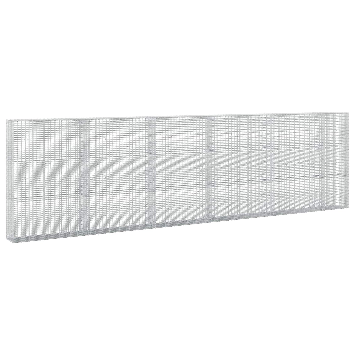 vidaXL Γκαμπιόν με σύρμα 5 mm και πλέγμα 5x2,5 cm 550x30x150 εκ
