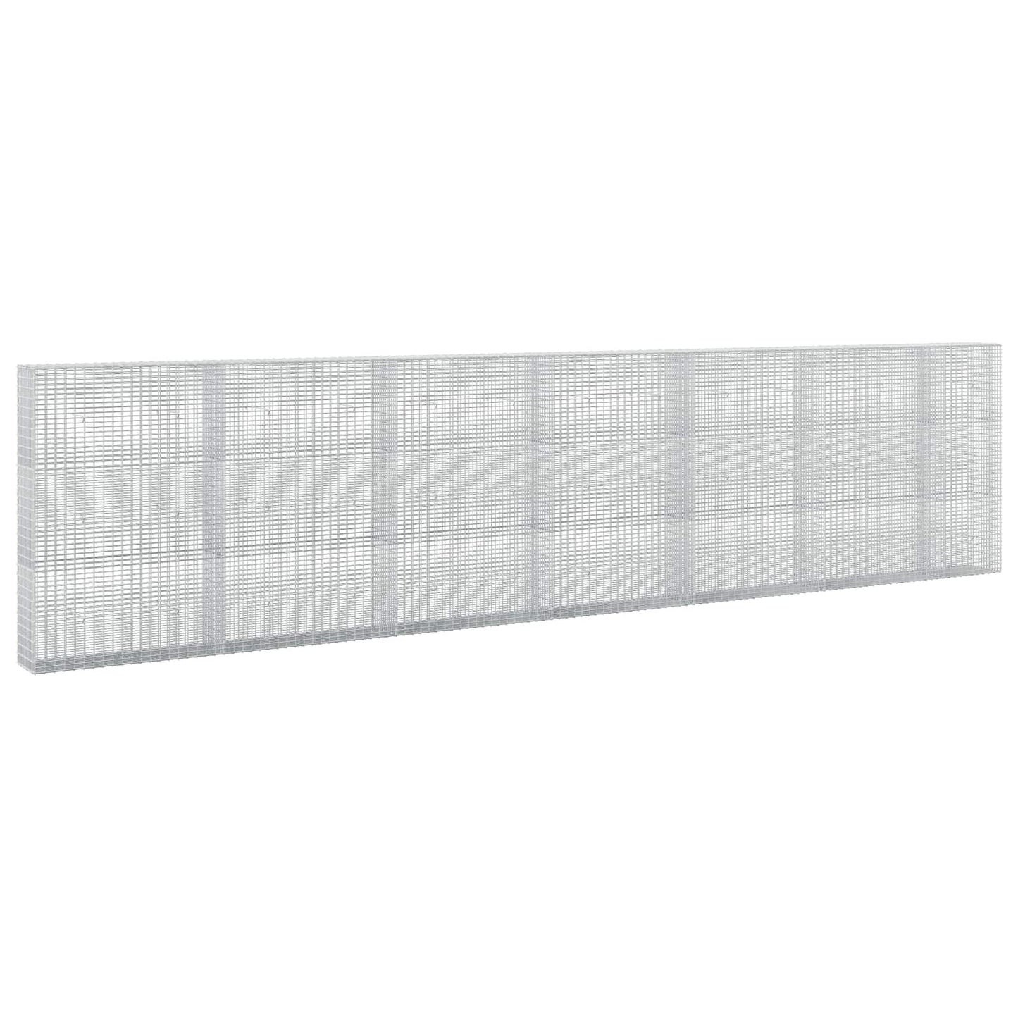 vidaXL Γκαμπιόν με σύρμα 5 mm και πλέγμα 5x2,5 cm 650x30x150 εκ