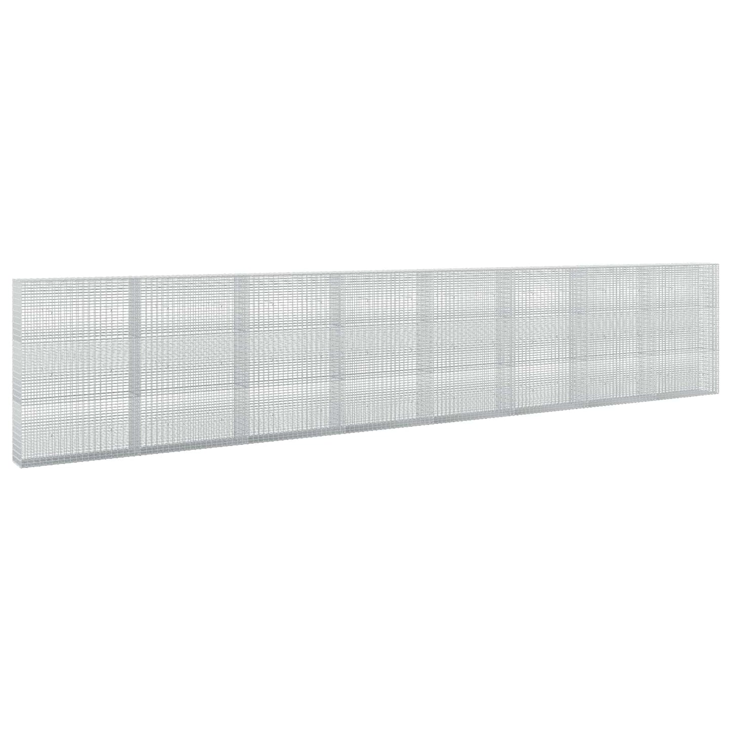 vidaXL Γκαμπιόν με σύρμα 5 mm και πλέγμα 5x2,5 cm 800x30x150 εκ