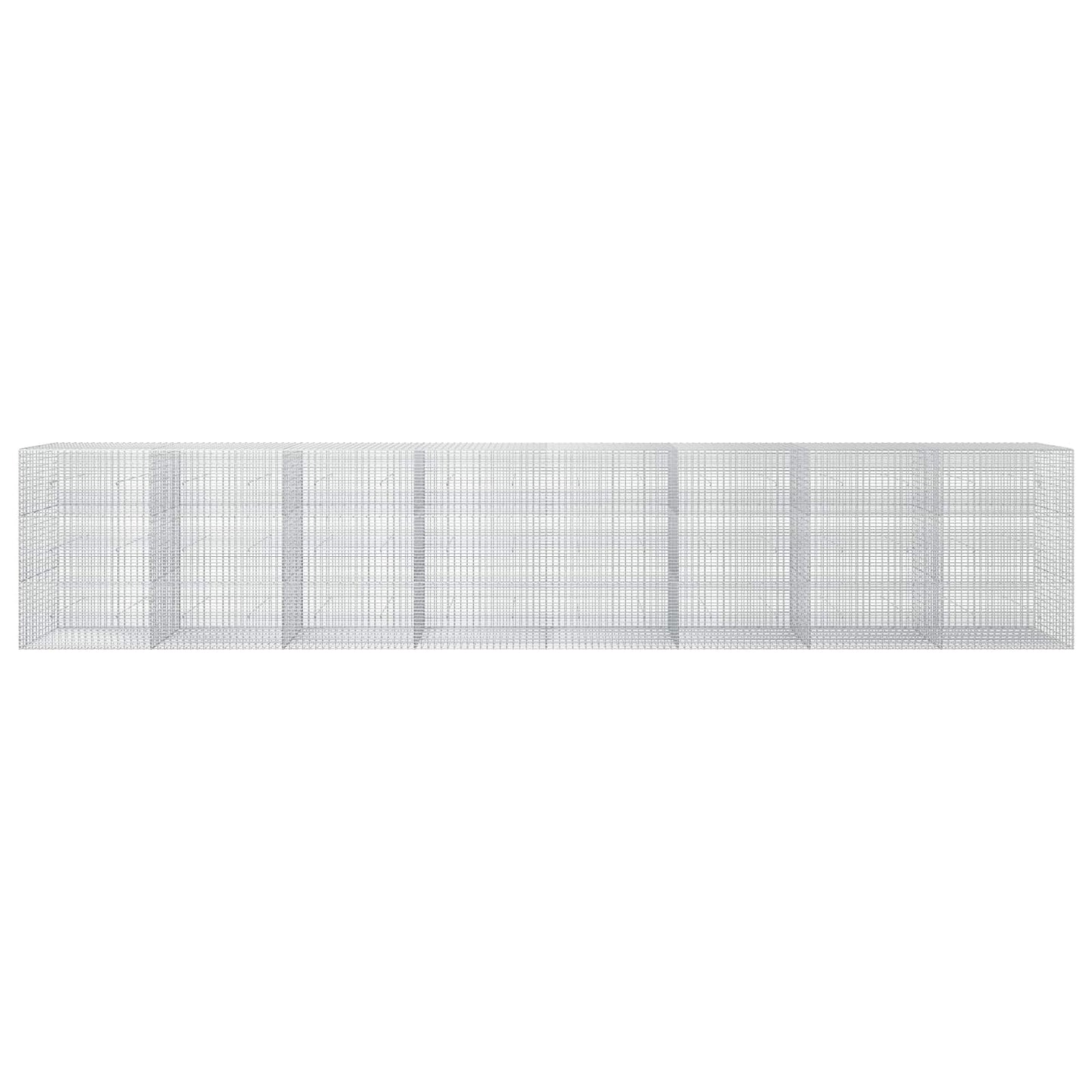 vidaXL Γκαμπιόν με σύρμα 5 mm και πλέγμα 5x2,5 cm 800x30x150 εκ
