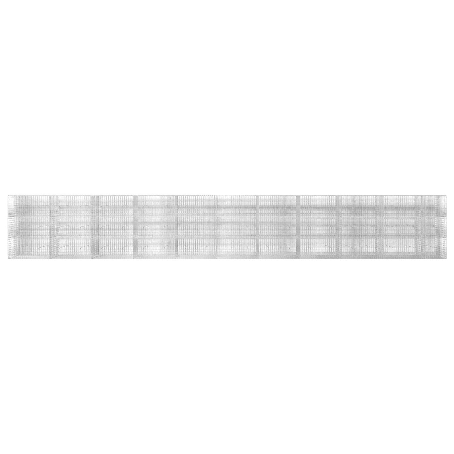 vidaXL Γκαμπιόν με σύρμα 5 mm και πλέγμα 5x2,5 cm 1050x30x150 εκ.