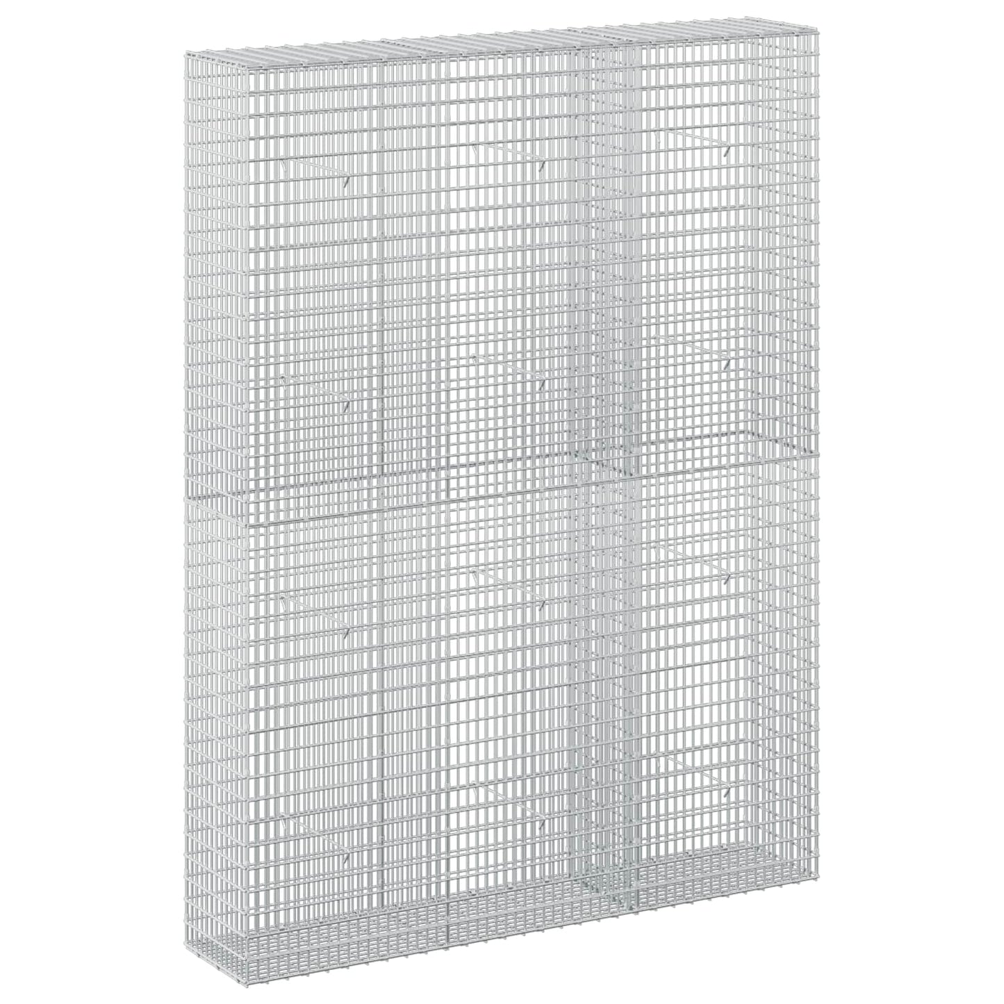 vidaXL Γκαμπιόν με σύρμα 5 mm και πλέγμα 5x2,5 cm 150x30x200 εκ