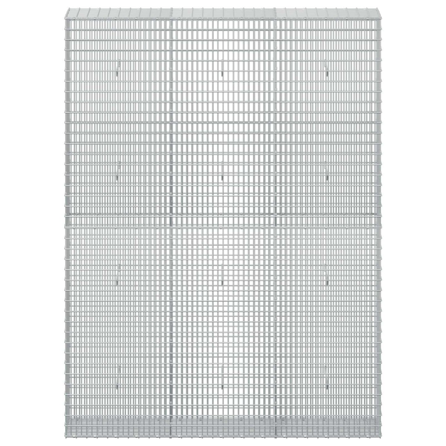 vidaXL Γκαμπιόν με σύρμα 5 mm και πλέγμα 5x2,5 cm 150x30x200 εκ