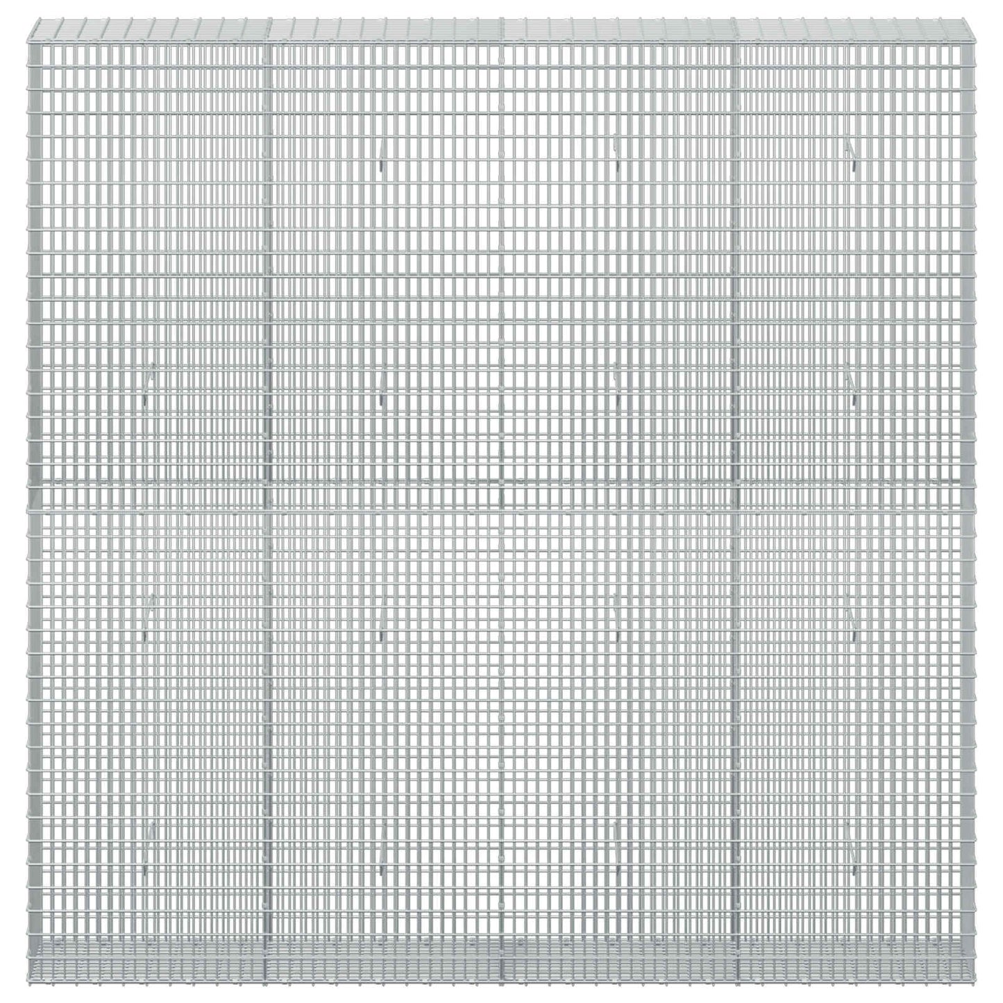 vidaXL Γκαμπιόν με σύρμα 5 mm και πλέγμα 5x2,5 cm 200x30x200 εκ