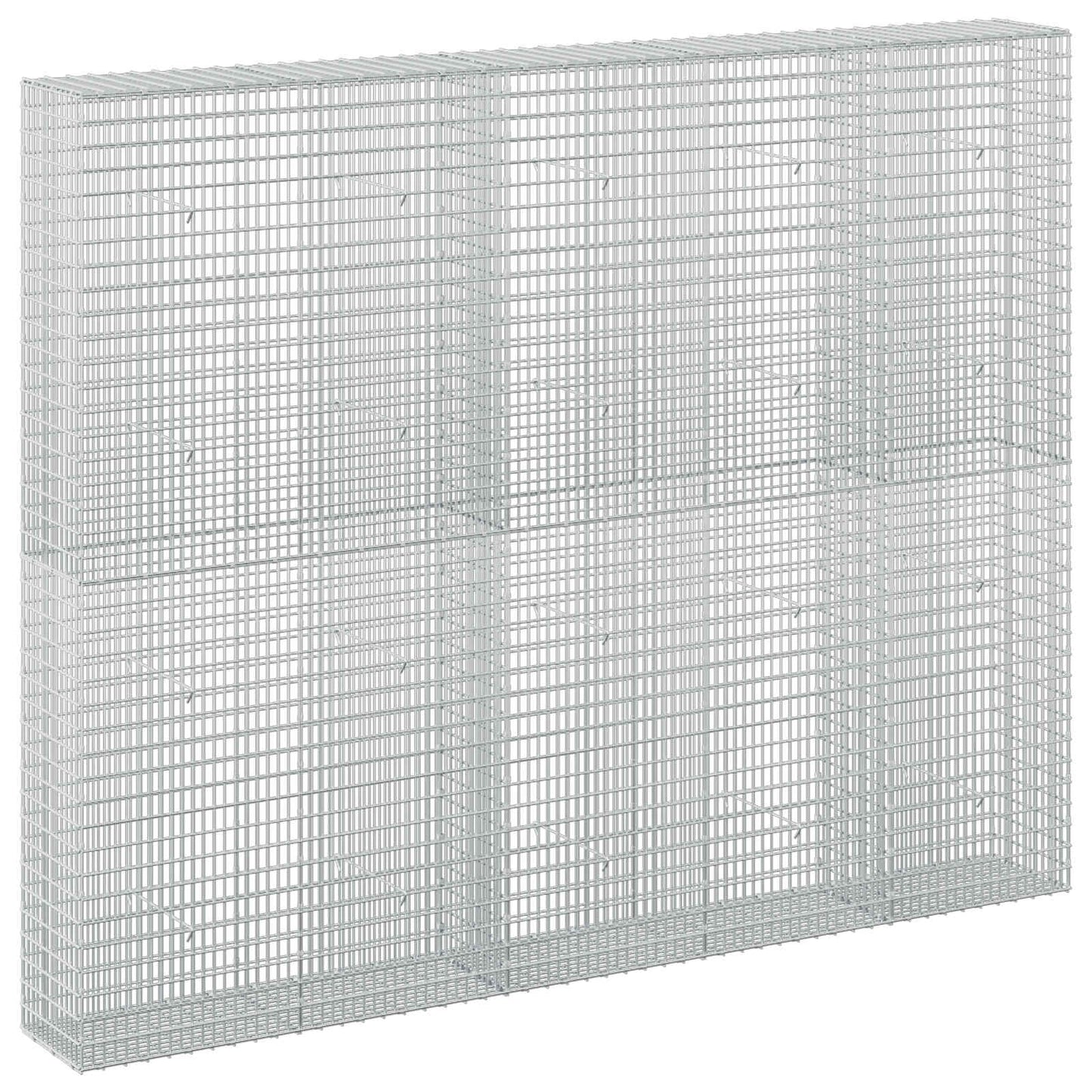 vidaXL Γκαμπιόν με σύρμα 5 mm και πλέγμα 5x2,5 cm 250x30x200 εκ.