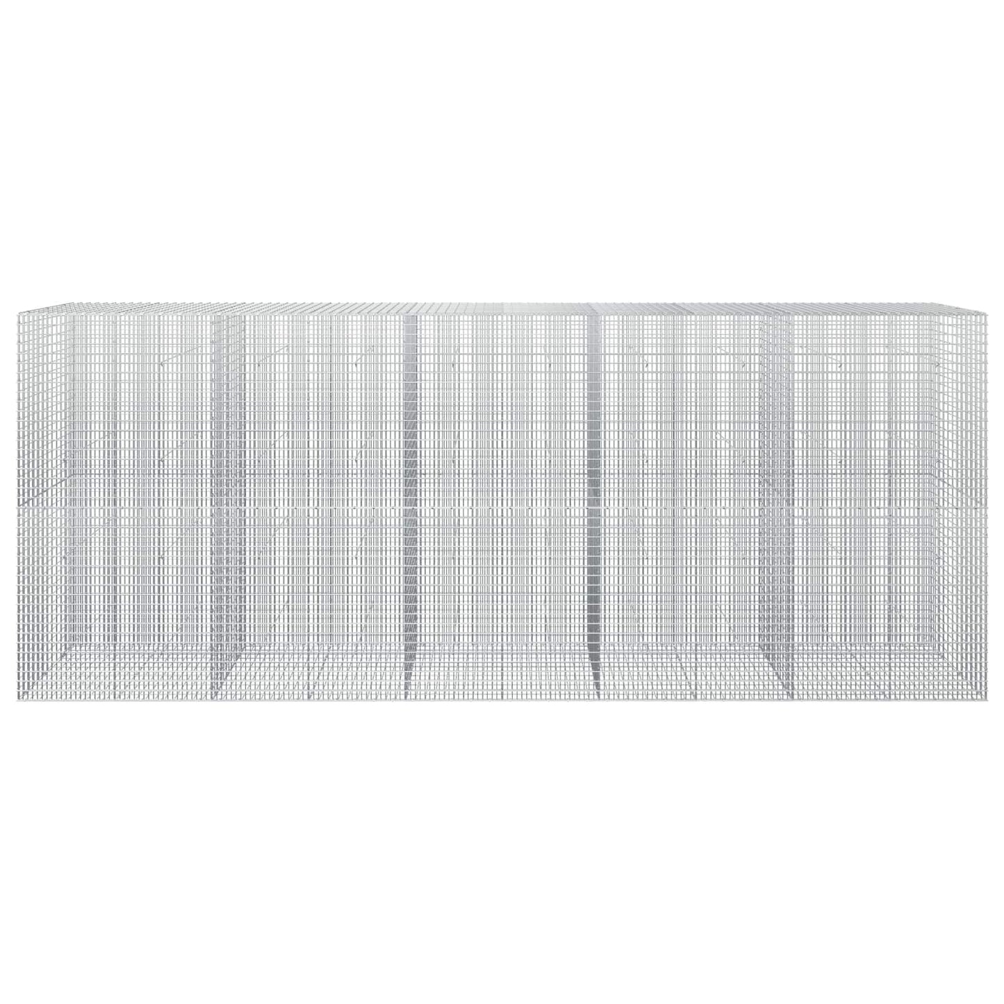 vidaXL Γκαμπιόν με σύρμα 5 mm και πλέγμα 5x2,5 cm 500x30x200 εκ