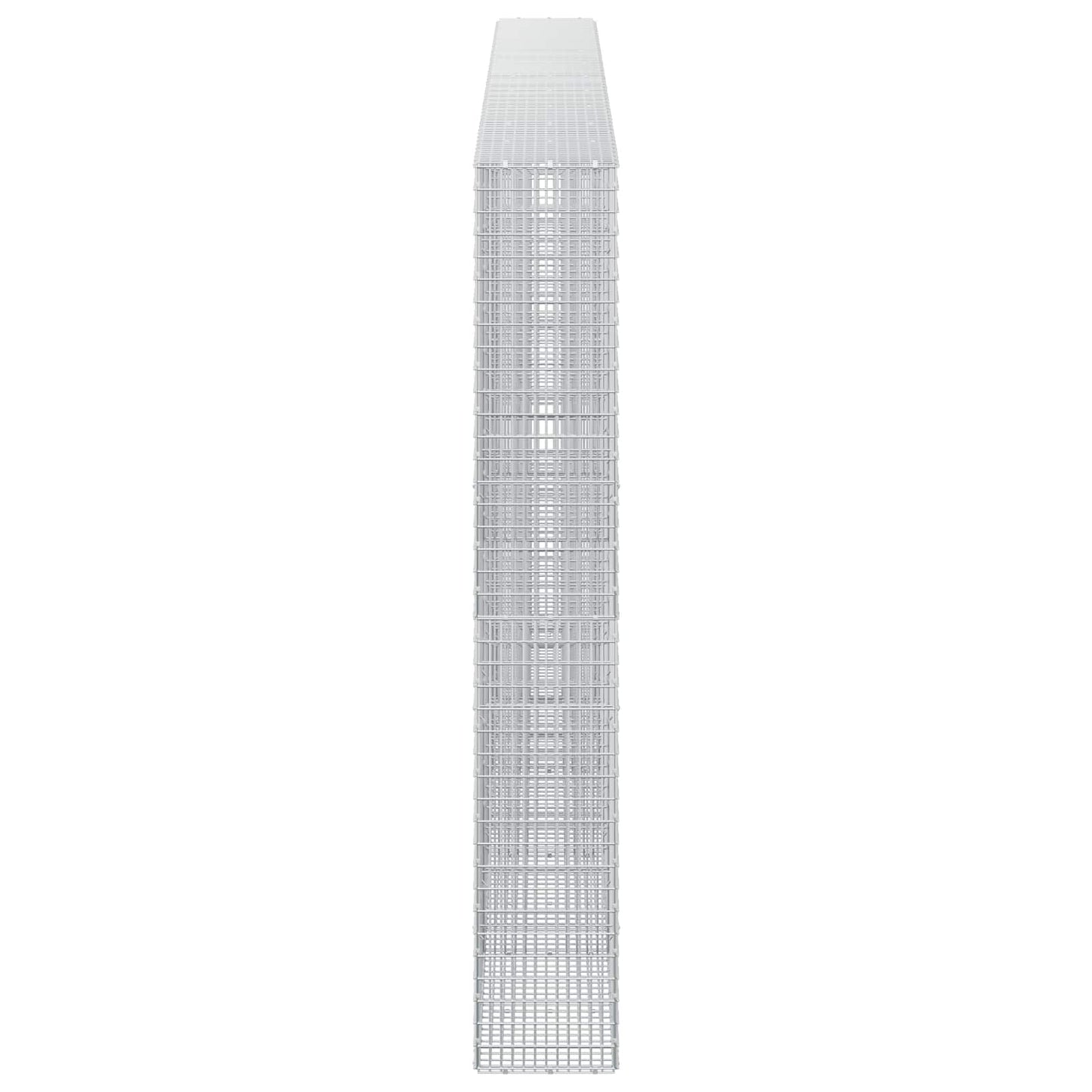vidaXL Γκαμπιόν με σύρμα 5 mm και πλέγμα 5x2,5 cm 500x30x200 εκ
