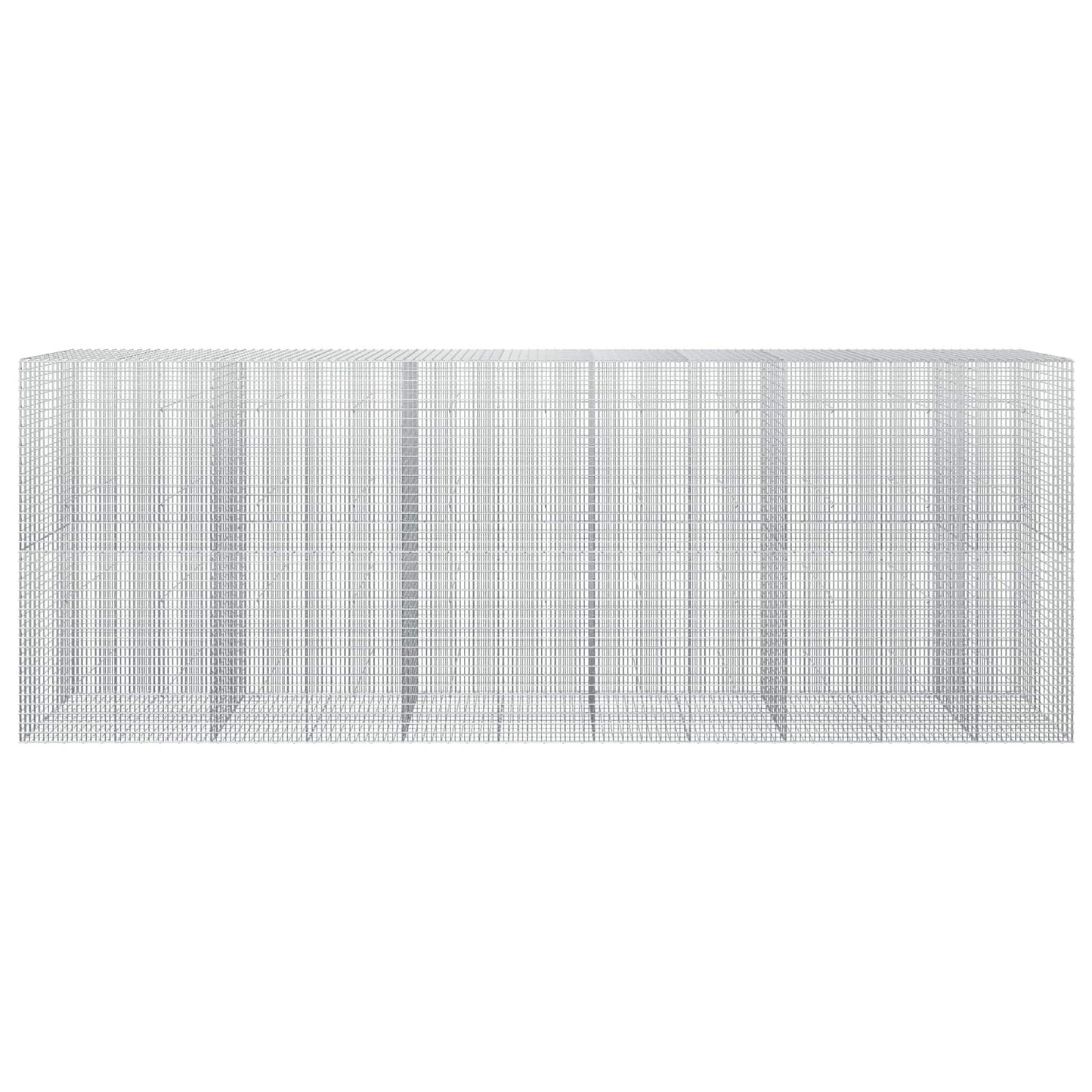 vidaXL Γκαμπιόν με σύρμα 5 mm και πλέγμα 5x2,5 cm 550x30x200 εκ