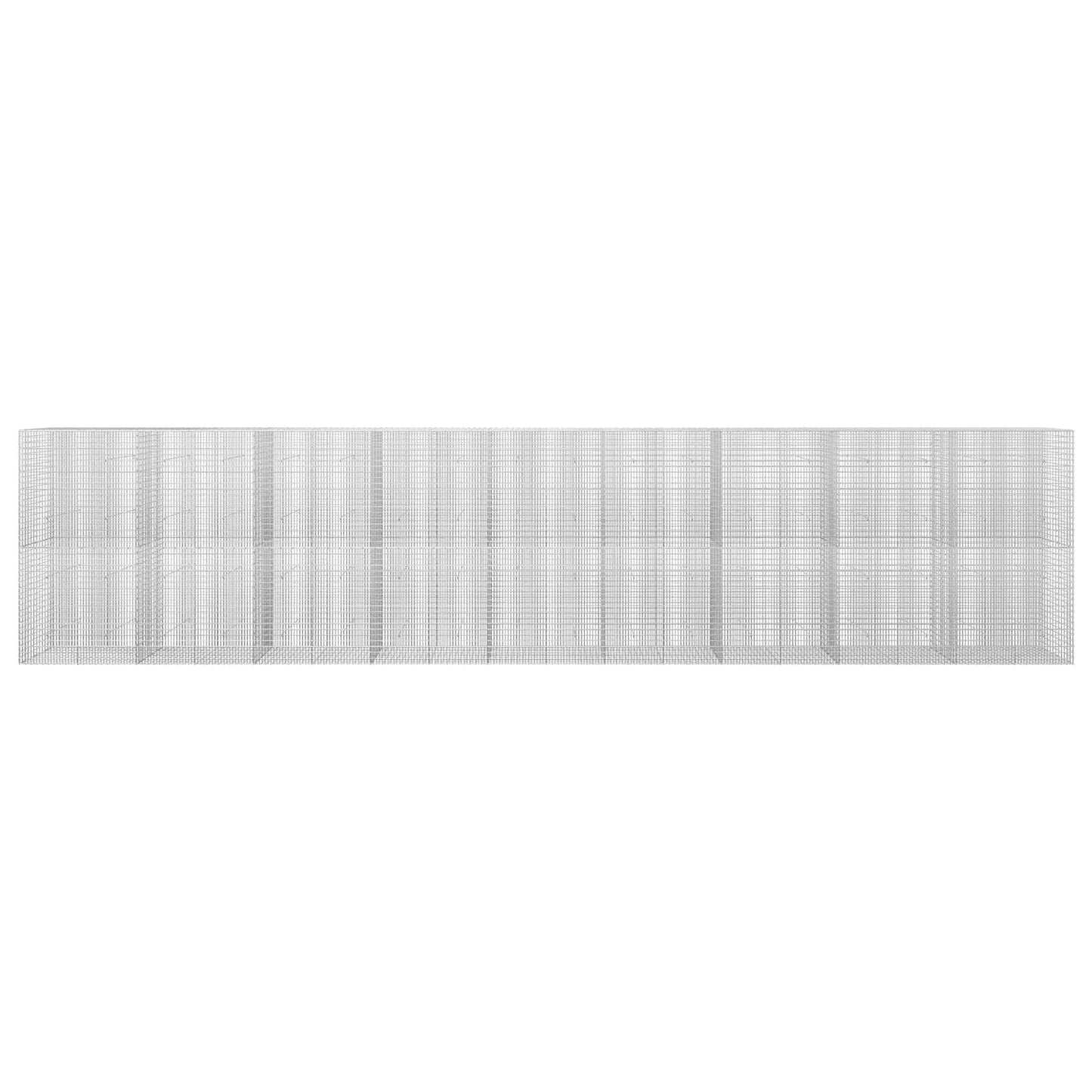 vidaXL Γκαμπιόν με σύρμα 5 mm και πλέγμα 5x2,5 cm 900x30x200 εκ