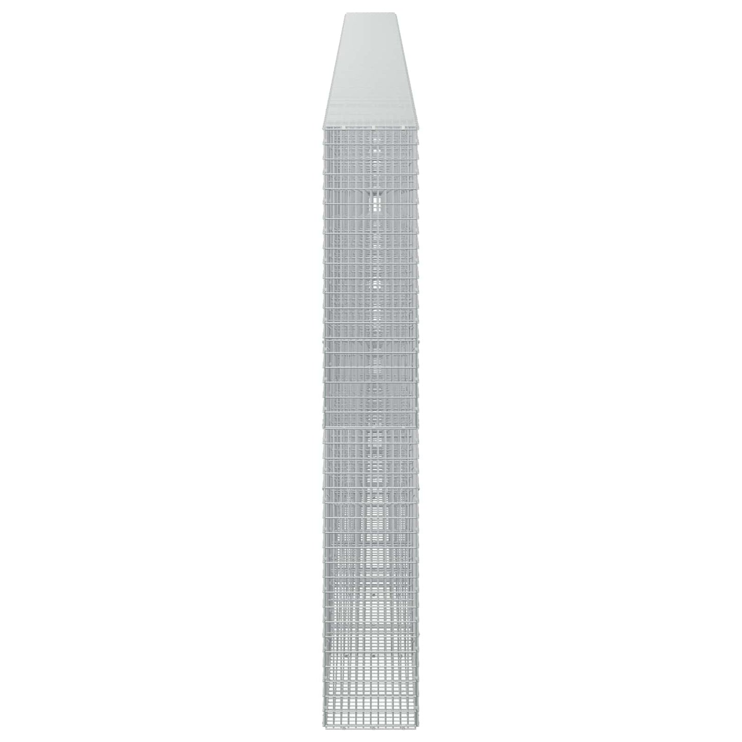 vidaXL Γκαμπιόν με σύρμα 5 mm και πλέγμα 5x2,5 cm 950x30x200 εκ