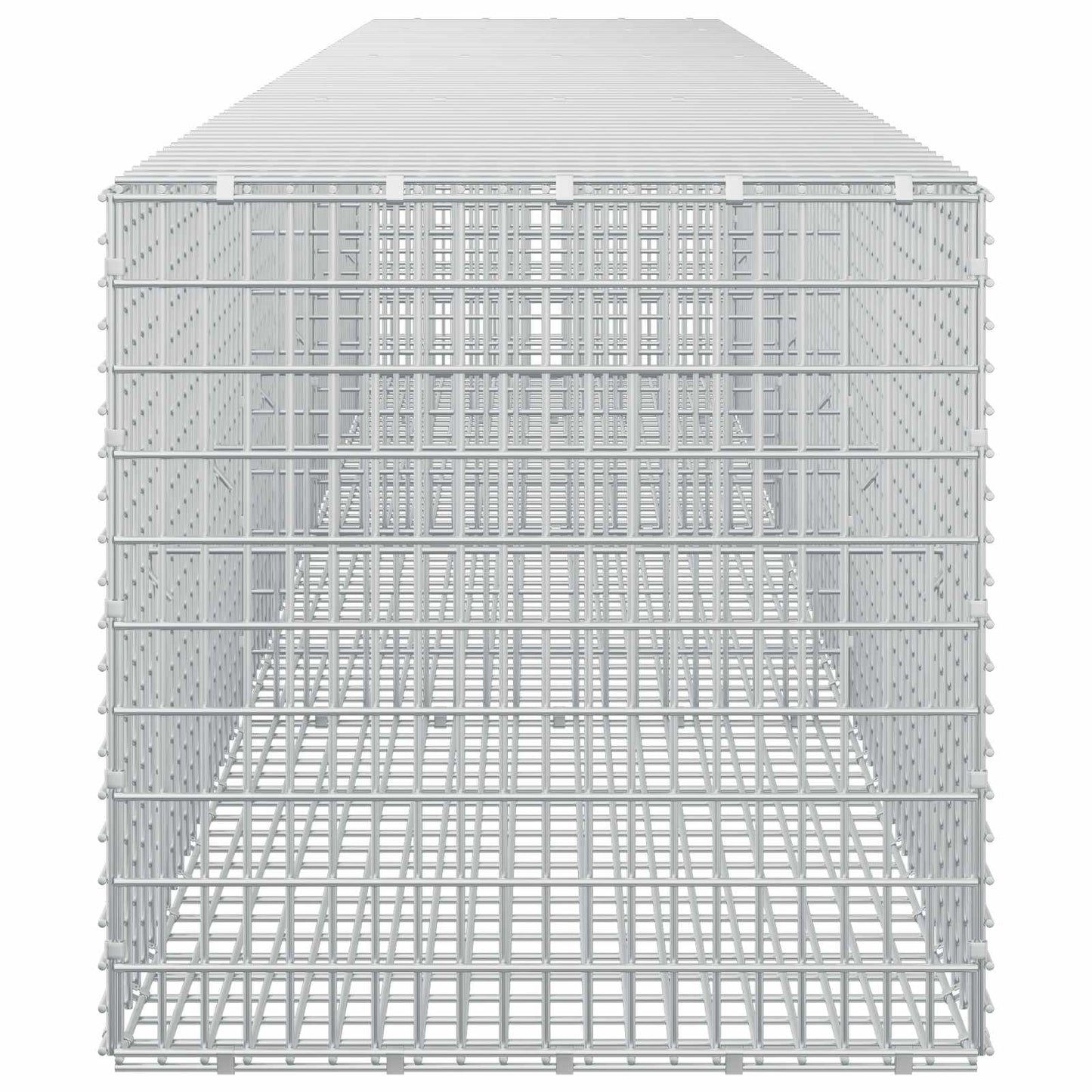 vidaXL Γκαμπιόν με σύρμα 5 mm και πλέγμα 5x2,5 cm 350x50x50 εκ