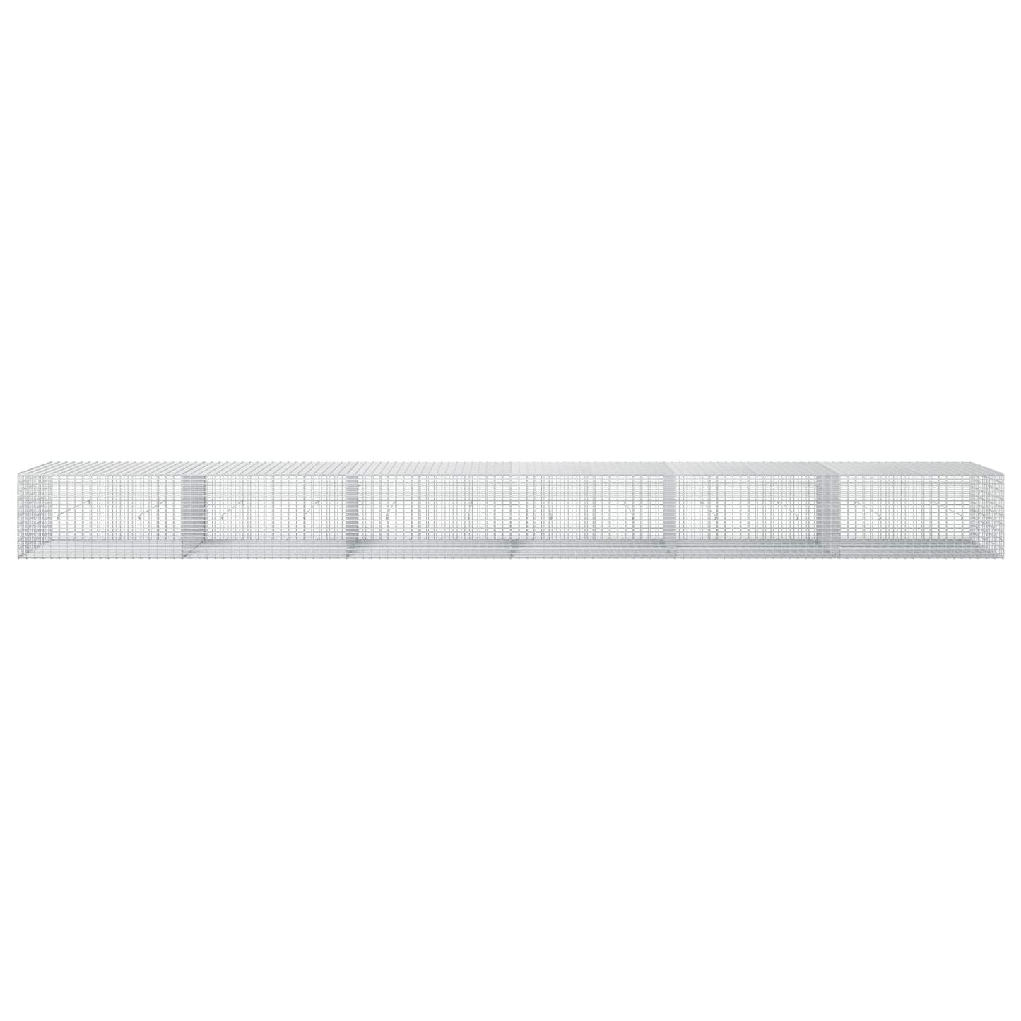 vidaXL Γκαμπιόν με σύρμα 5 mm και πλέγμα 5x2,5 cm 600x50x50 εκ