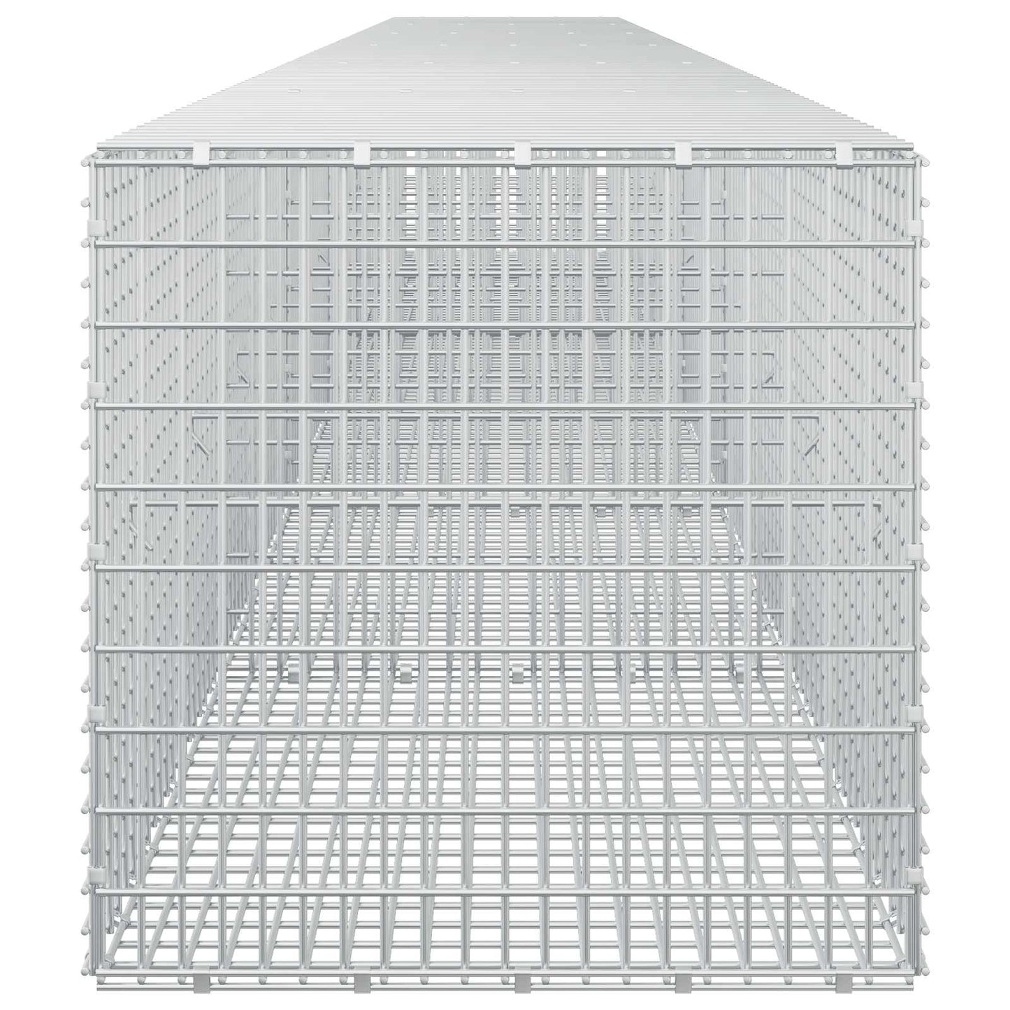 vidaXL Γκαμπιόν με σύρμα 5 mm και πλέγμα 5x2,5 cm 600x50x50 εκ
