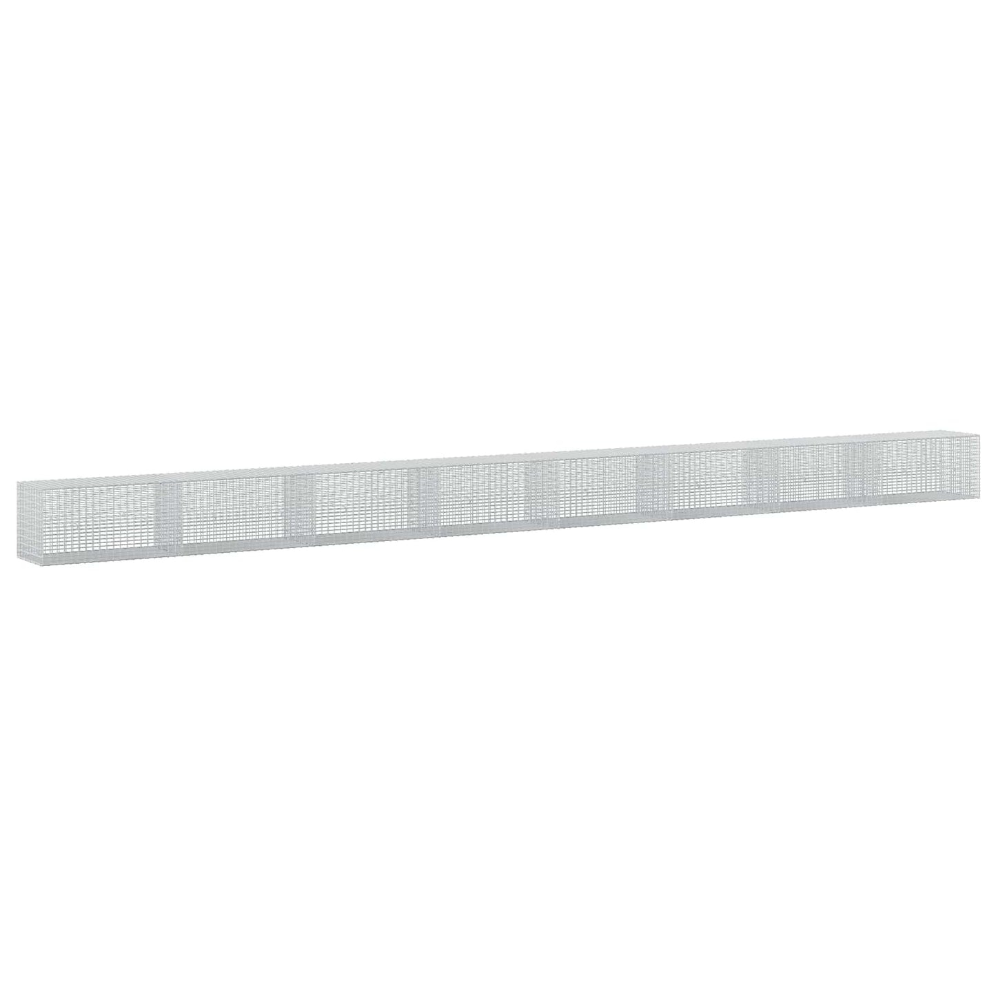 vidaXL Γκαμπιόν με σύρμα 5 mm και πλέγμα 5x2,5 cm 800x50x50 εκ