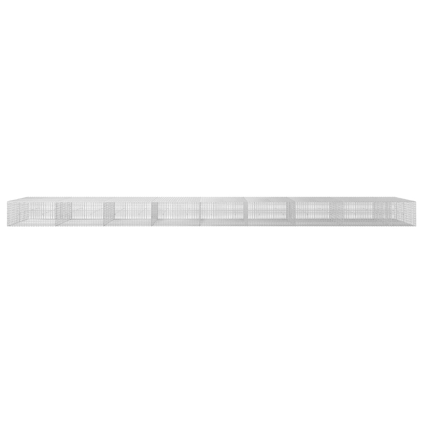 vidaXL Γκαμπιόν με σύρμα 5 mm και πλέγμα 5x2,5 cm 850x50x50 εκ