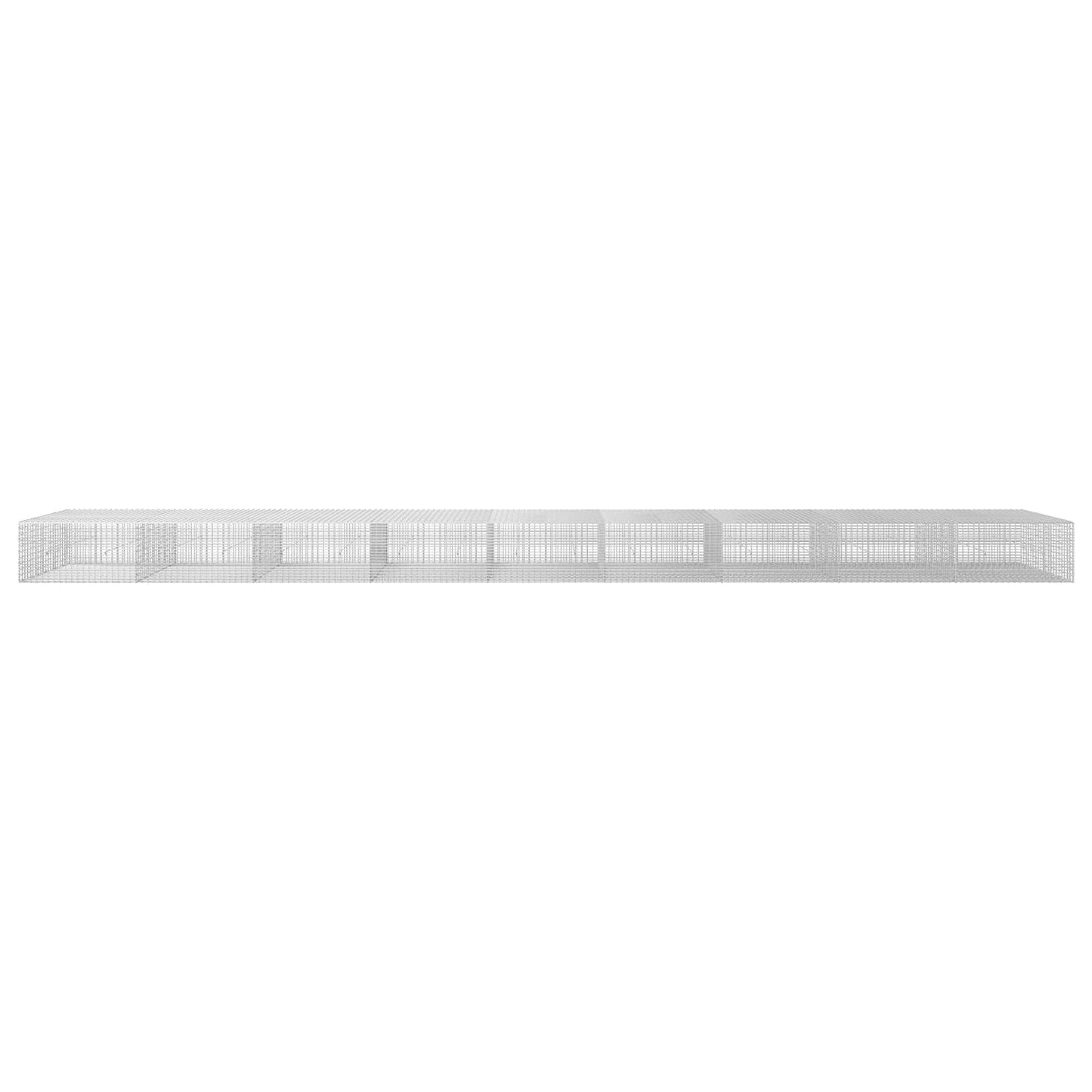 vidaXL Γκαμπιόν με σύρμα 5 mm και πλέγμα 5x2,5 cm 900x50x50 εκ