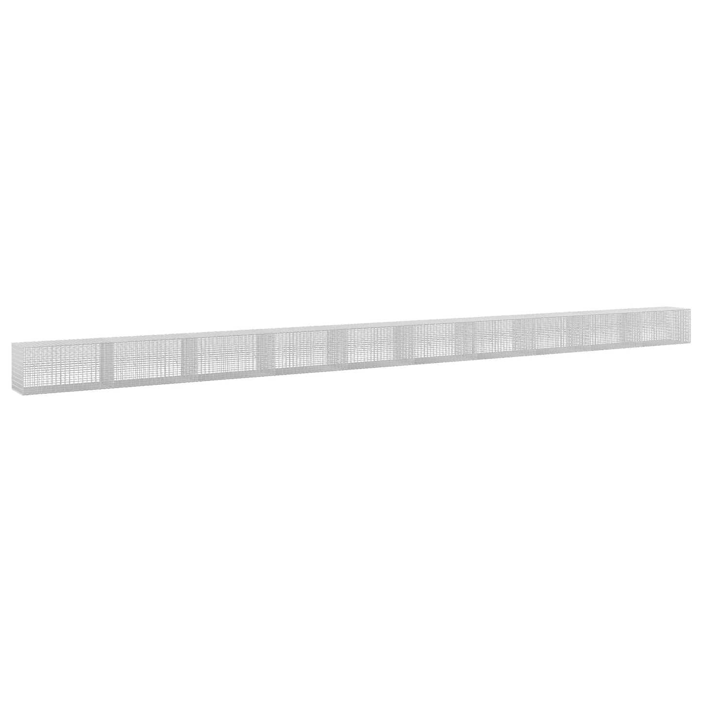 vidaXL Γκαμπιόν με σύρμα 5 mm και πλέγμα 5x2,5 cm 1000x50x50 εκ.