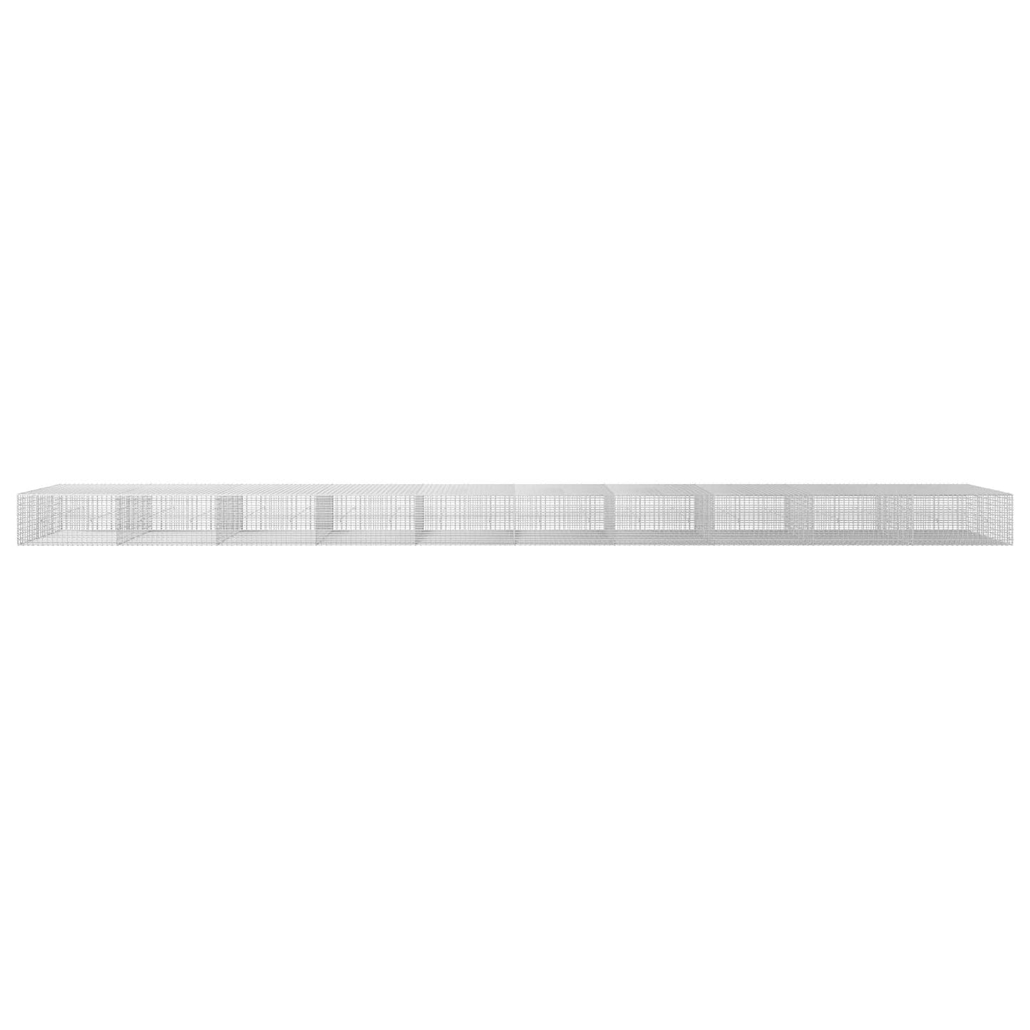 vidaXL Γκαμπιόν με σύρμα 5 mm και πλέγμα 5x2,5 cm 1000x50x50 εκ.
