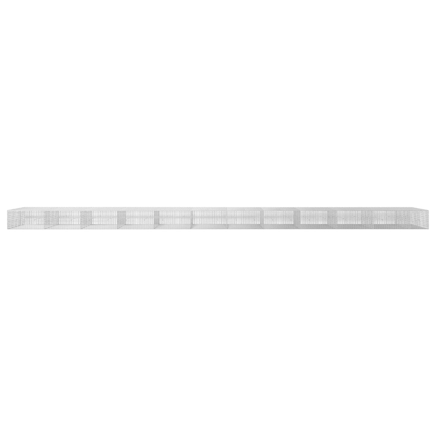 vidaXL Γκαμπιόν με σύρμα 5 mm και πλέγμα 5x2,5 cm 1150x50x50 εκ