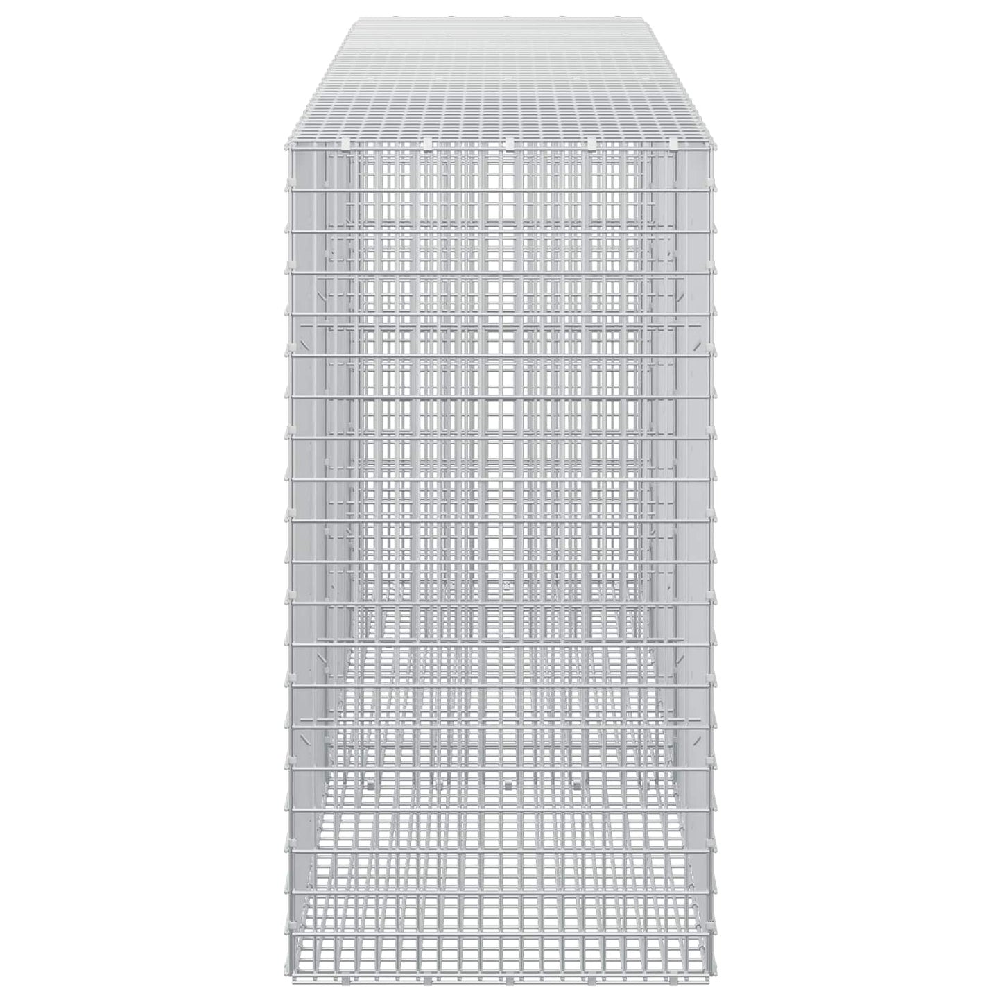 vidaXL Γκαμπιόν με σύρμα 5 mm και πλέγμα 5x2,5 cm 250x50x100 εκ