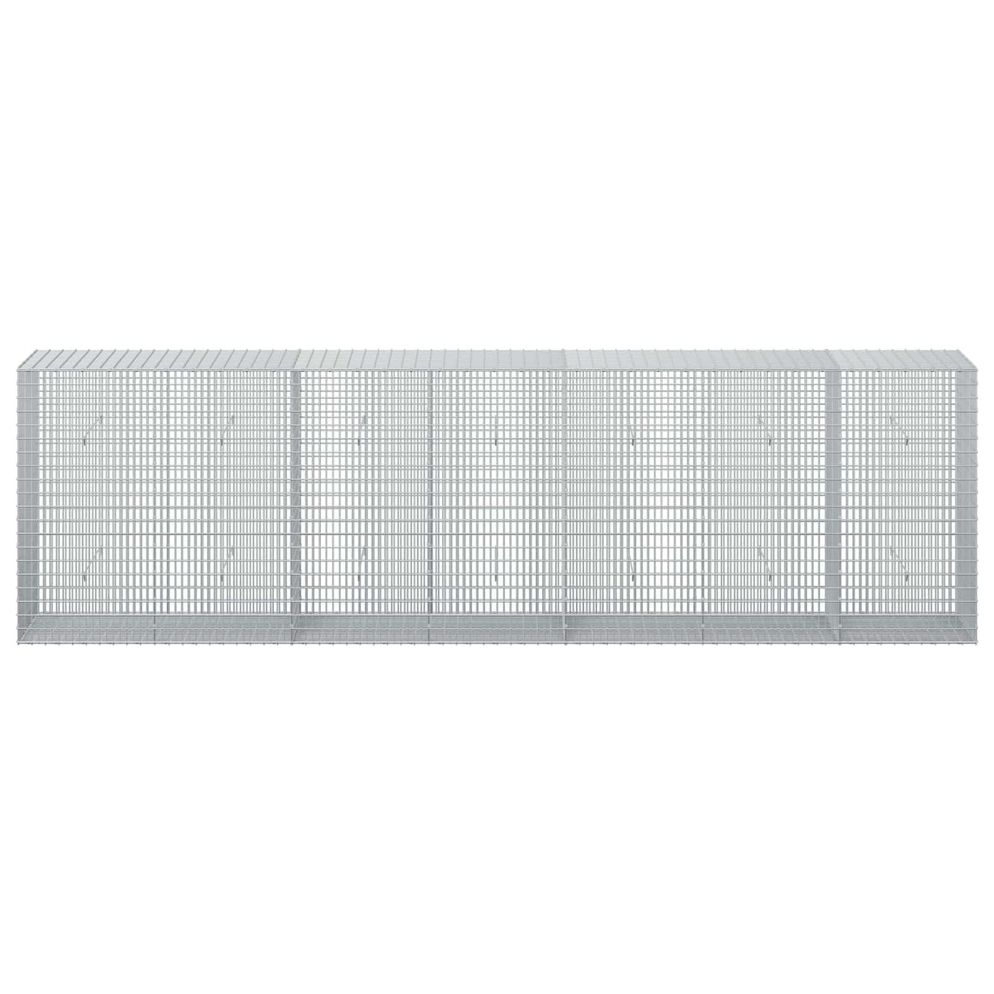 vidaXL Γκαμπιόν με σύρμα 5 mm και πλέγμα 5x2,5 cm 350x50x100 εκ.