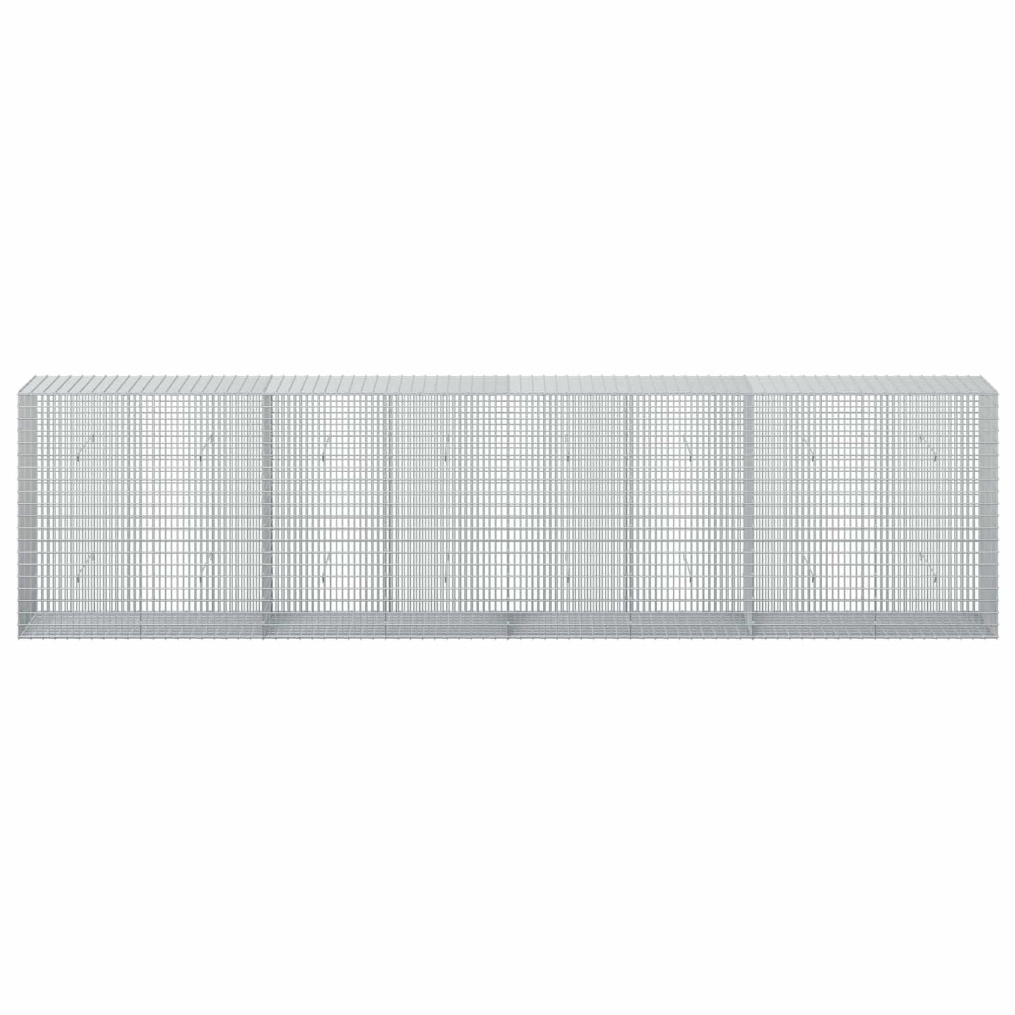 vidaXL Γκαμπιόν με σύρμα 5 mm και πλέγμα 5x2,5 cm 400x50x100 εκ