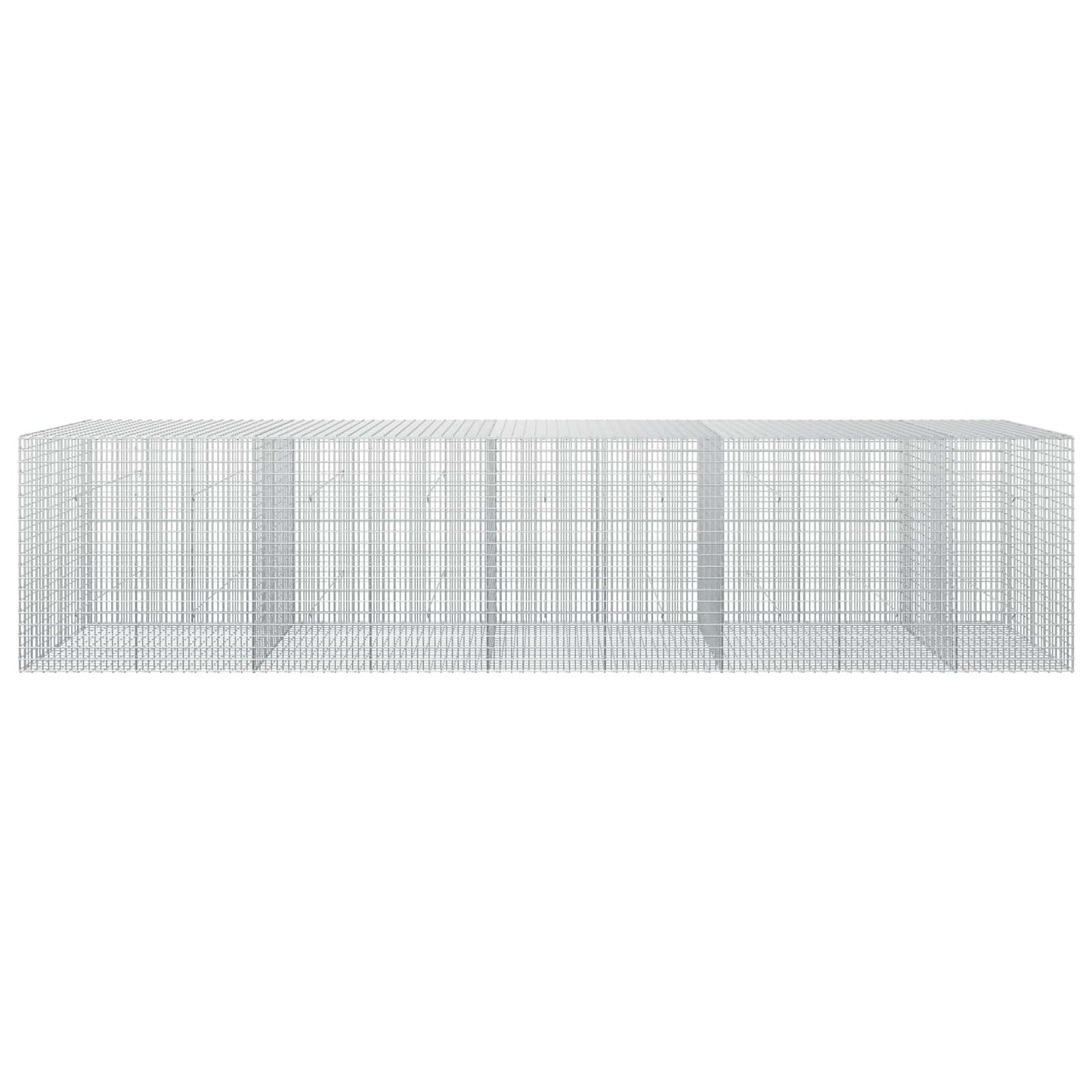 vidaXL Γκαμπιόν με σύρμα 5 mm και πλέγμα 5x2,5 cm 450x50x100 εκ