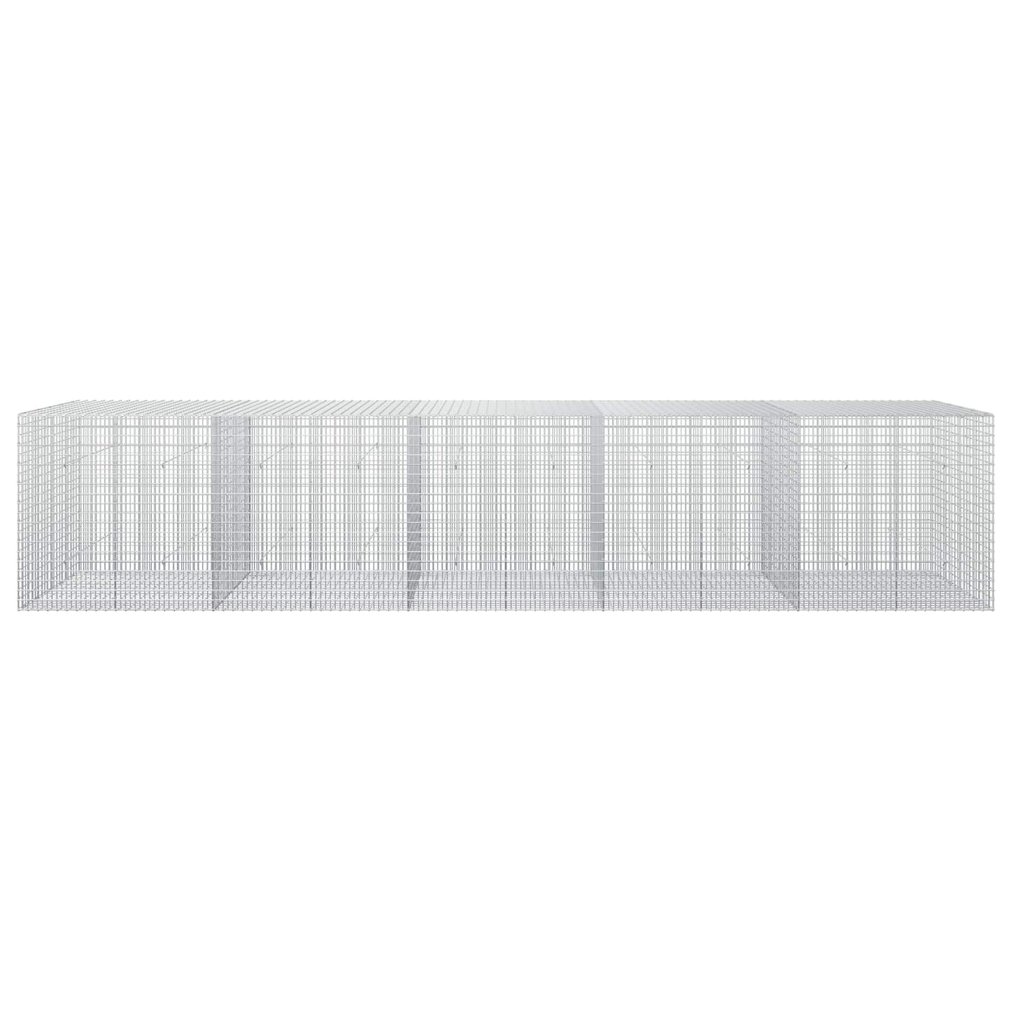 vidaXL Γκαμπιόν με σύρμα 5 mm και πλέγμα 5x2,5 cm 500x50x100 εκ