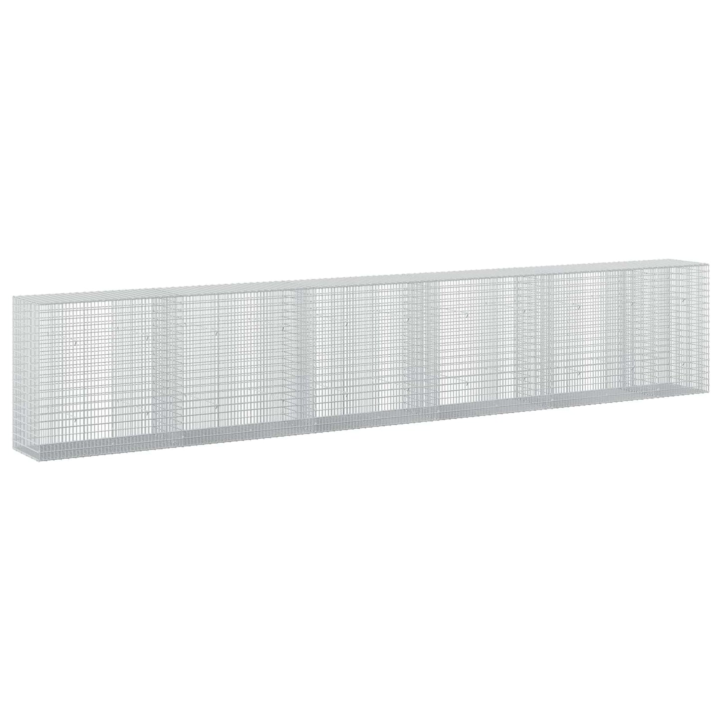 vidaXL Γκαμπιόν με σύρμα 5 mm και πλέγμα 5x2,5 cm 550x50x100 εκ