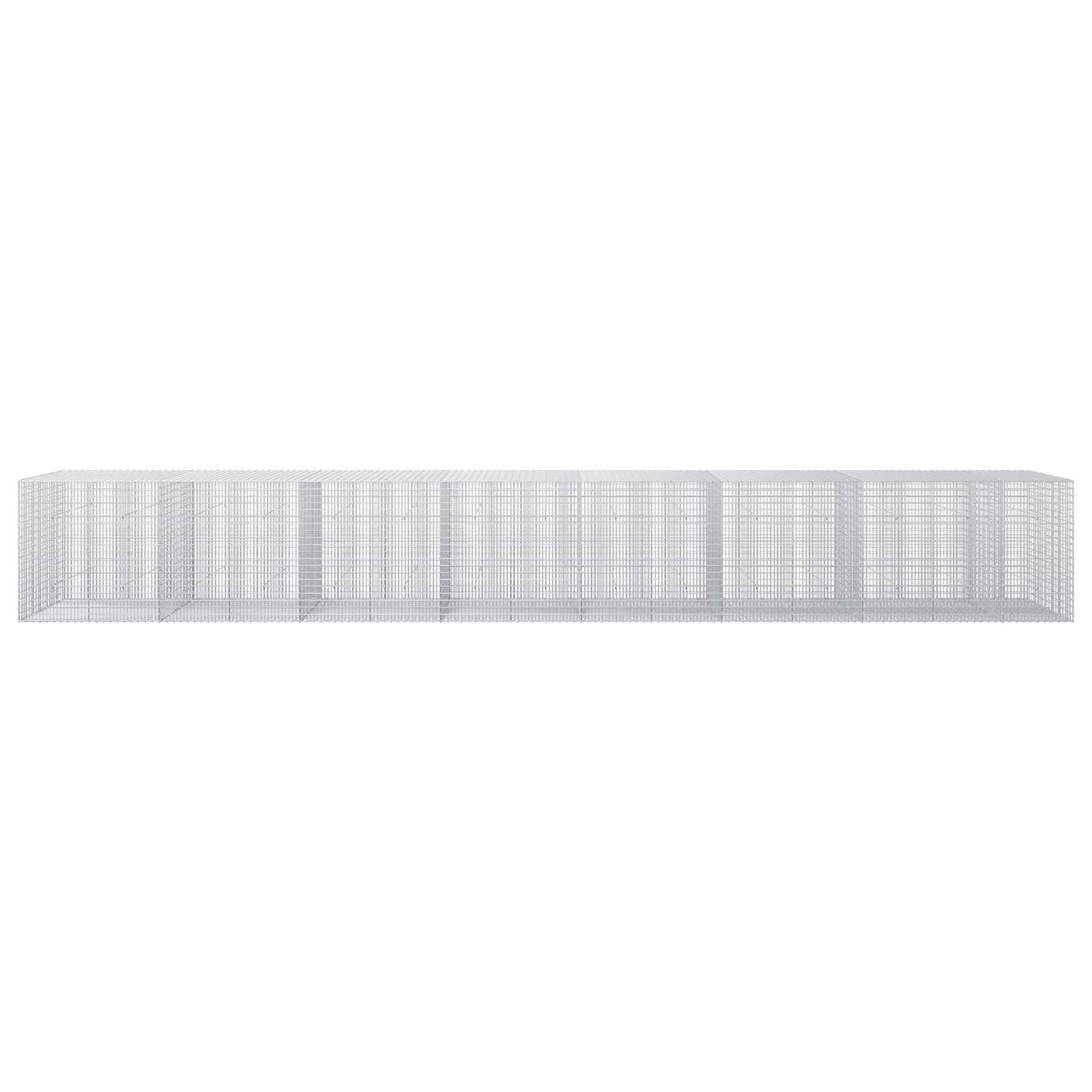 vidaXL Γκαμπιόν με σύρμα 5 mm και πλέγμα 5x2,5 cm 750x50x100 εκ