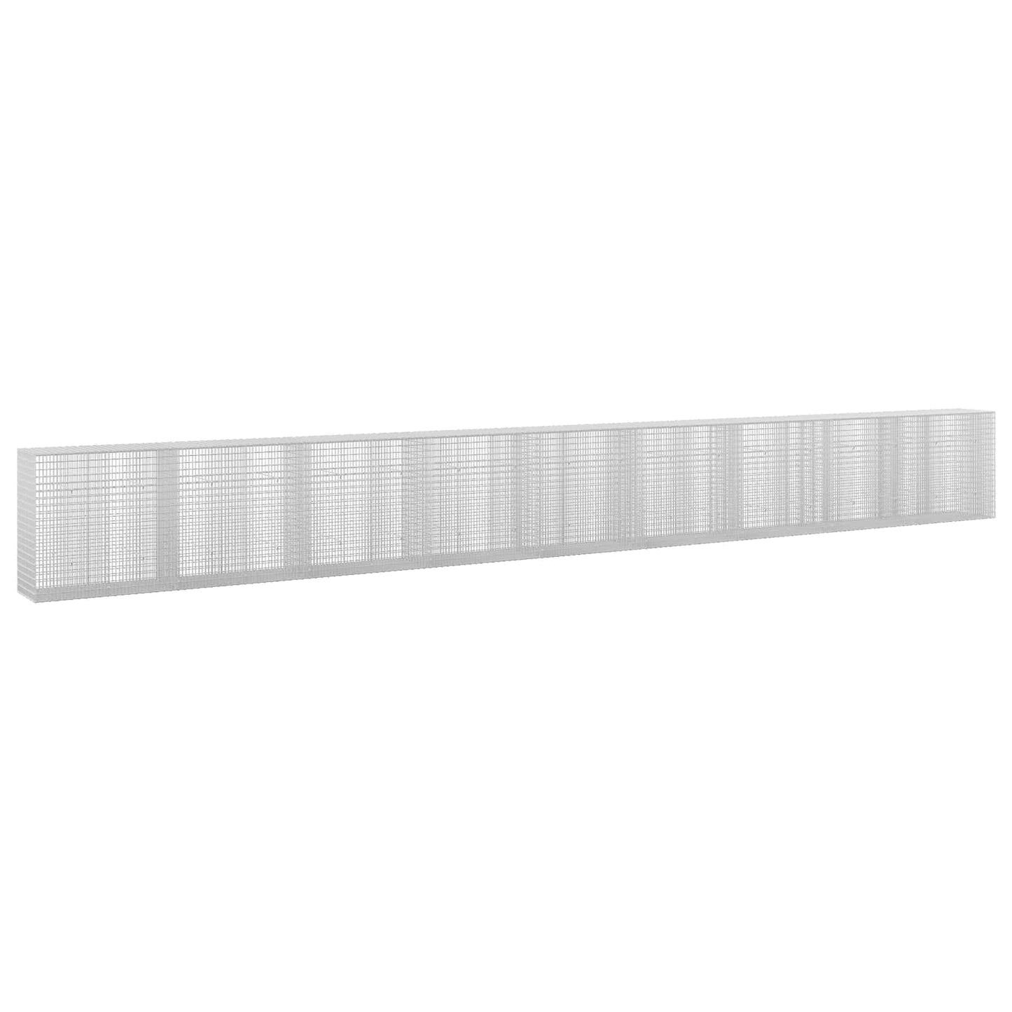 vidaXL Γκαμπιόν με σύρμα 5 mm και πλέγμα 5x2,5 cm 900x50x100 εκ