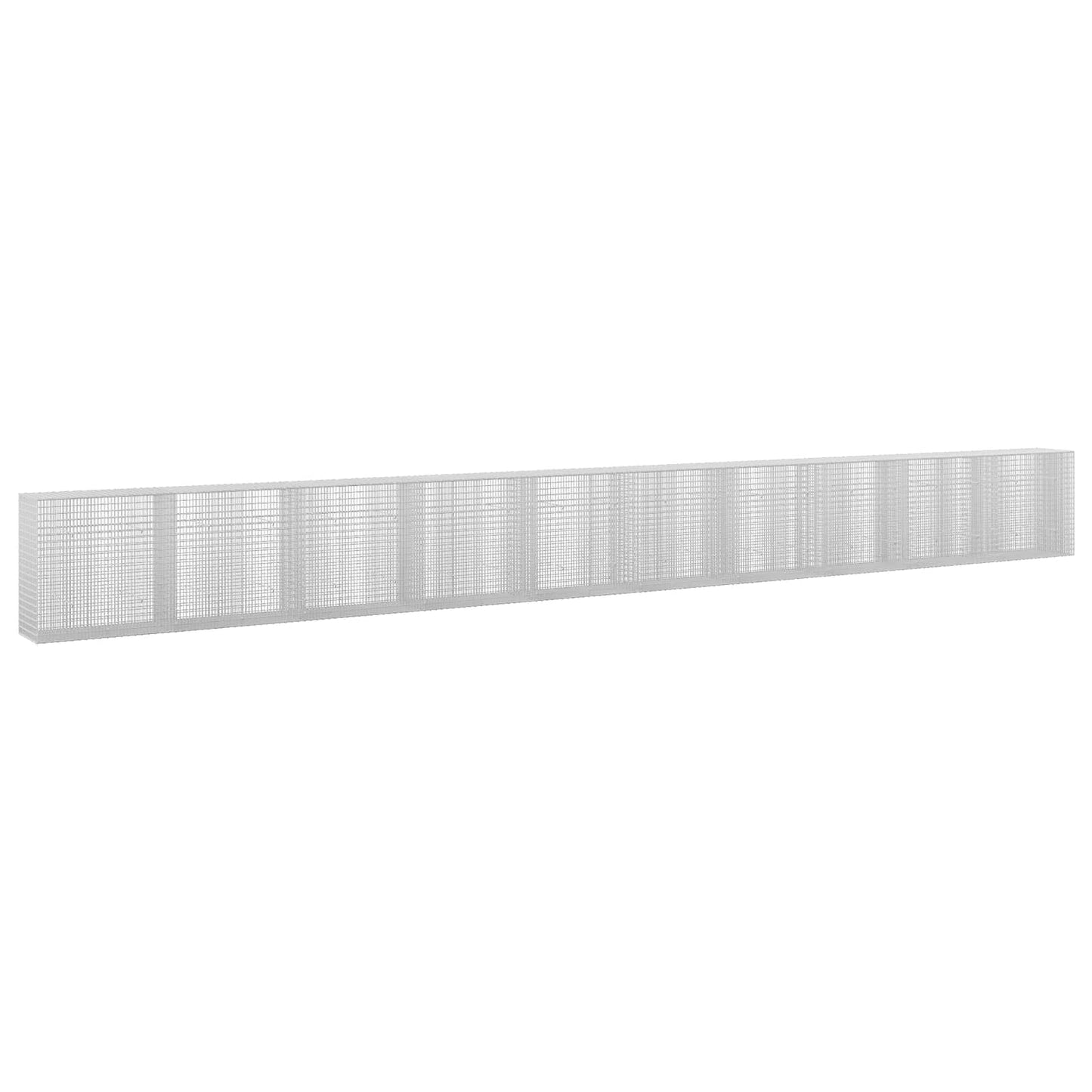 vidaXL Γκαμπιόν με σύρμα 5 mm και πλέγμα 5x2,5 cm 1000x50x100 εκ.