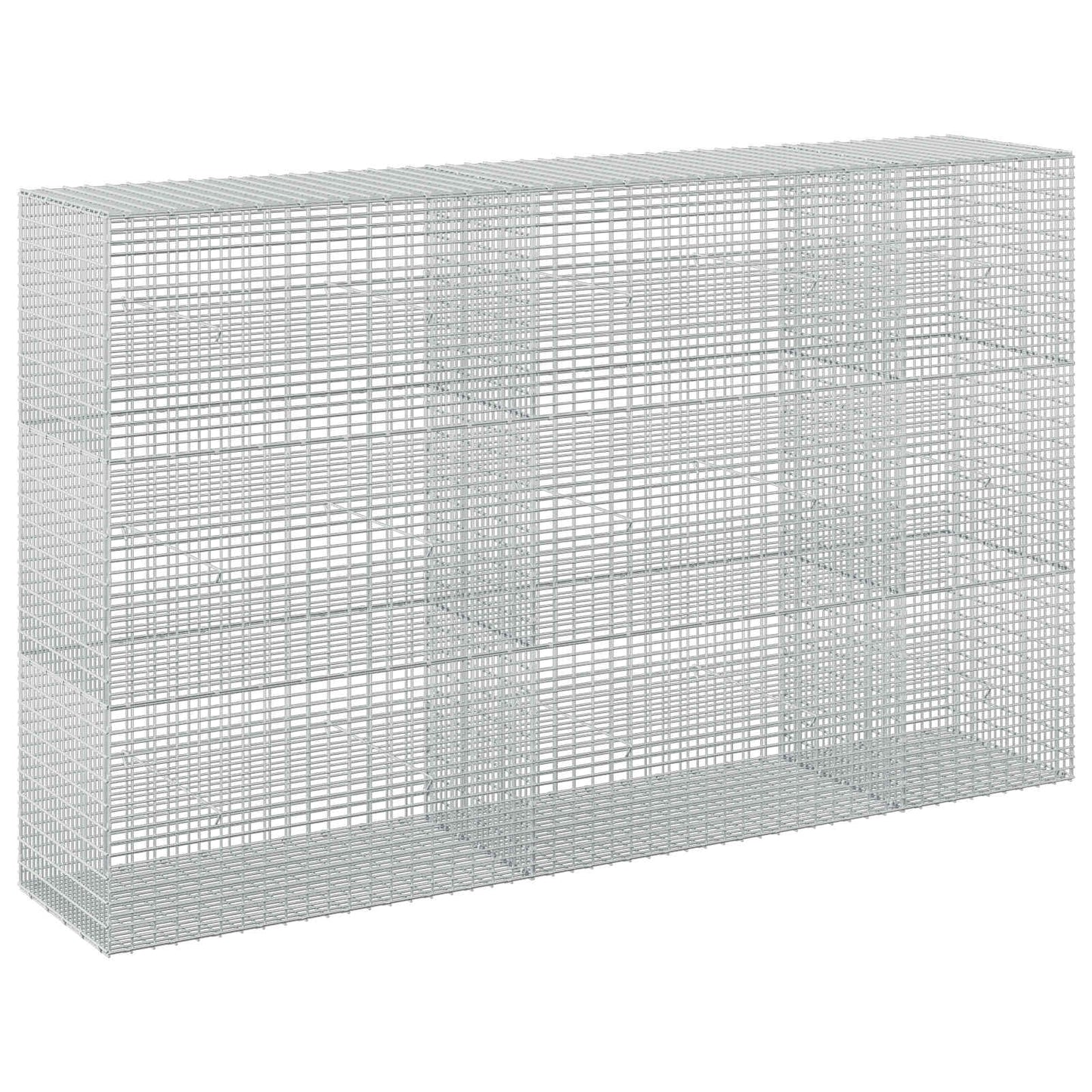 vidaXL Γκαμπιόν με σύρμα 5 mm και πλέγμα 5x2,5 cm 250x50x150 εκ
