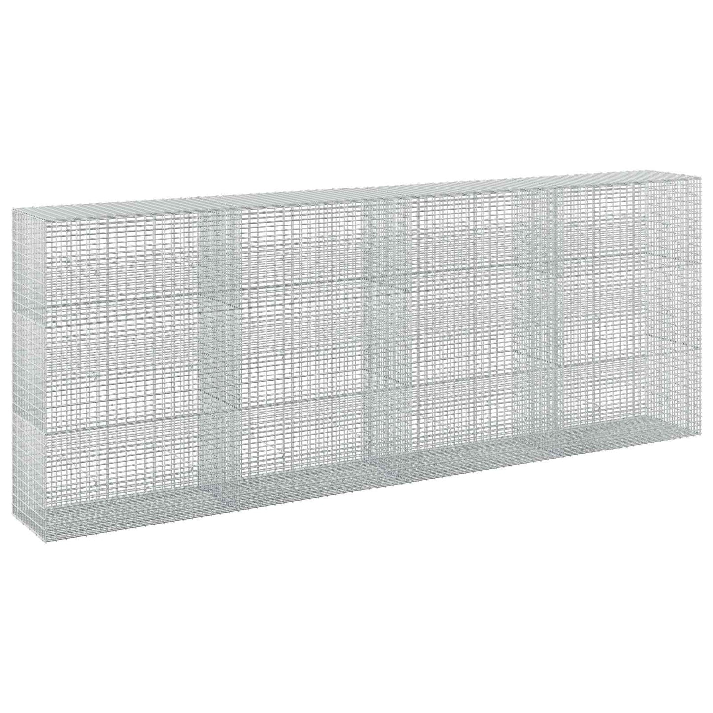 vidaXL Γκαμπιόν με σύρμα 5 mm και πλέγμα 5x2,5 cm 400x50x150 εκ