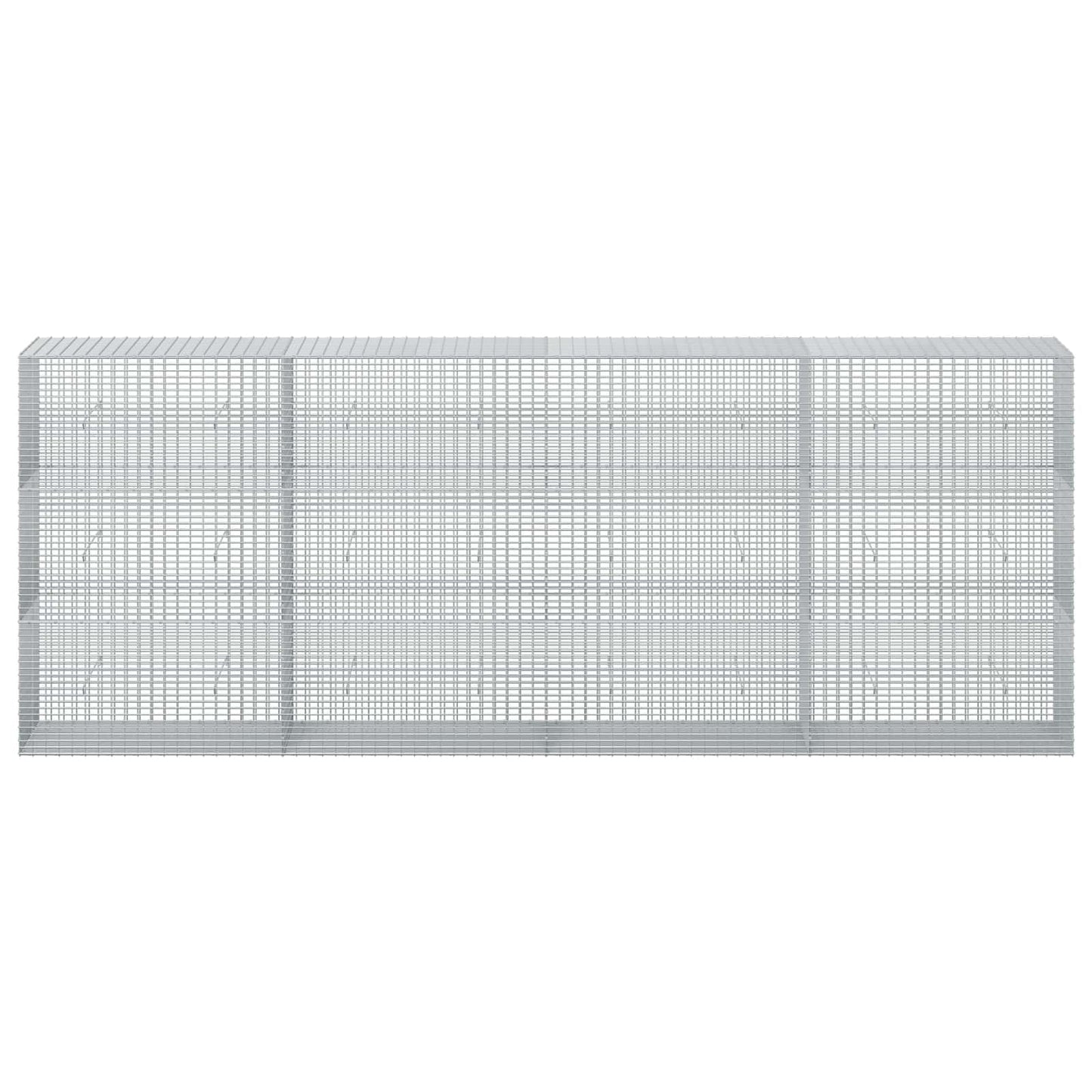vidaXL Γκαμπιόν με σύρμα 5 mm και πλέγμα 5x2,5 cm 400x50x150 εκ