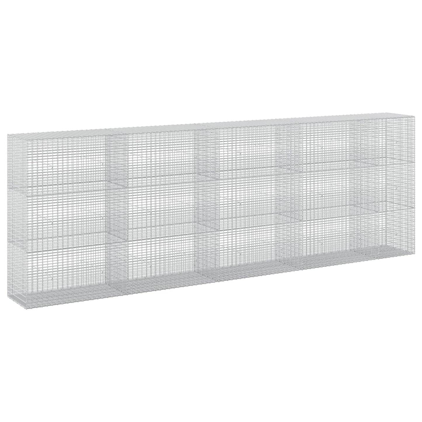 vidaXL Γκαμπιόν με σύρμα 5 mm και πλέγμα 5x2,5 cm 450x50x150 εκ