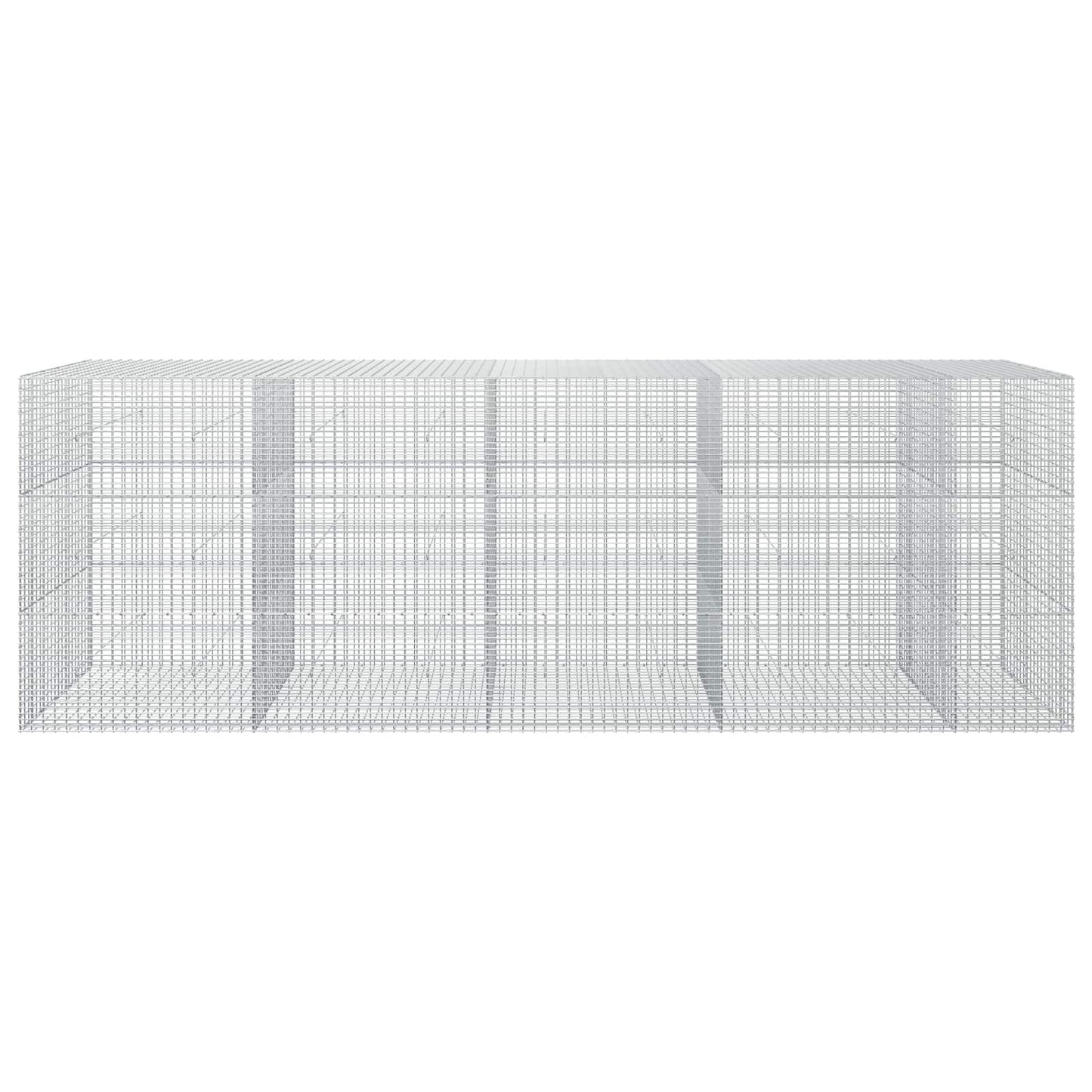vidaXL Γκαμπιόν με σύρμα 5 mm και πλέγμα 5x2,5 cm 450x50x150 εκ