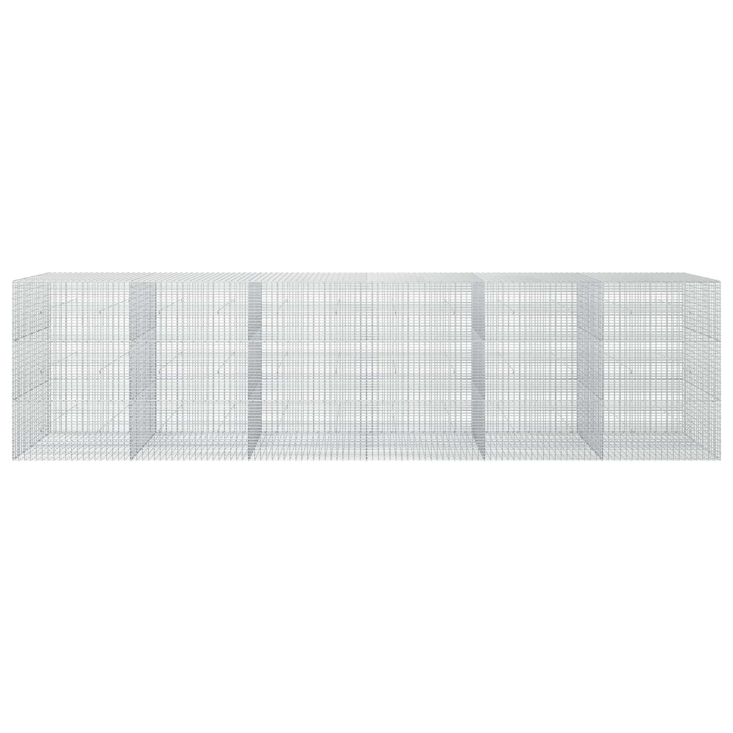 vidaXL Γκαμπιόν με σύρμα 5 mm και πλέγμα 5x2,5 cm 600x50x150 εκ