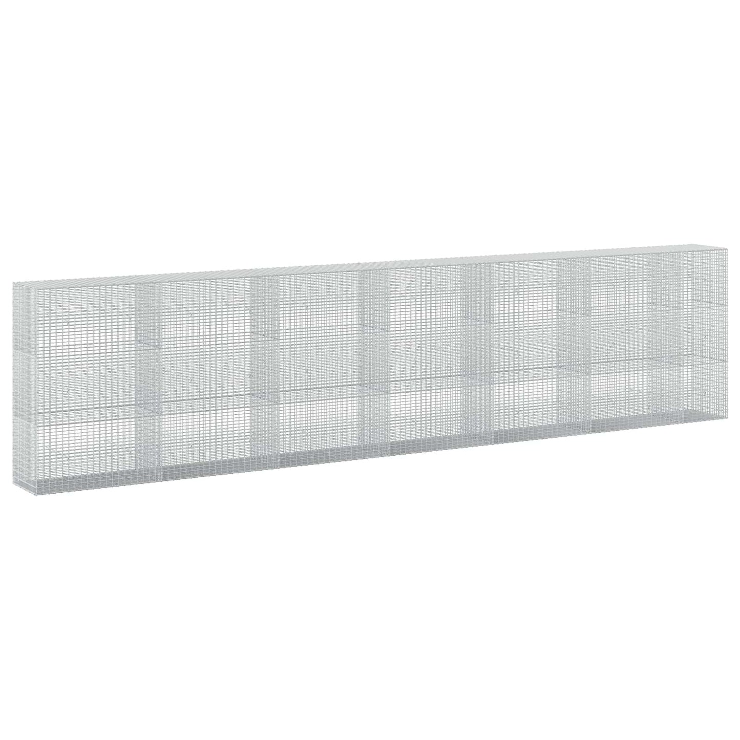 vidaXL Γκαμπιόν με σύρμα 5 mm και πλέγμα 5x2,5 cm 650x50x150 εκ