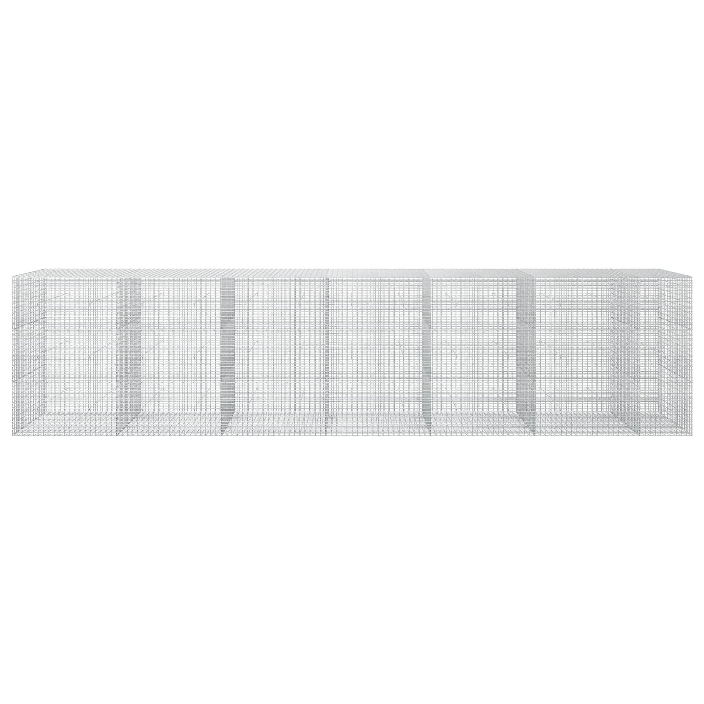 vidaXL Γκαμπιόν με σύρμα 5 mm και πλέγμα 5x2,5 cm 650x50x150 εκ