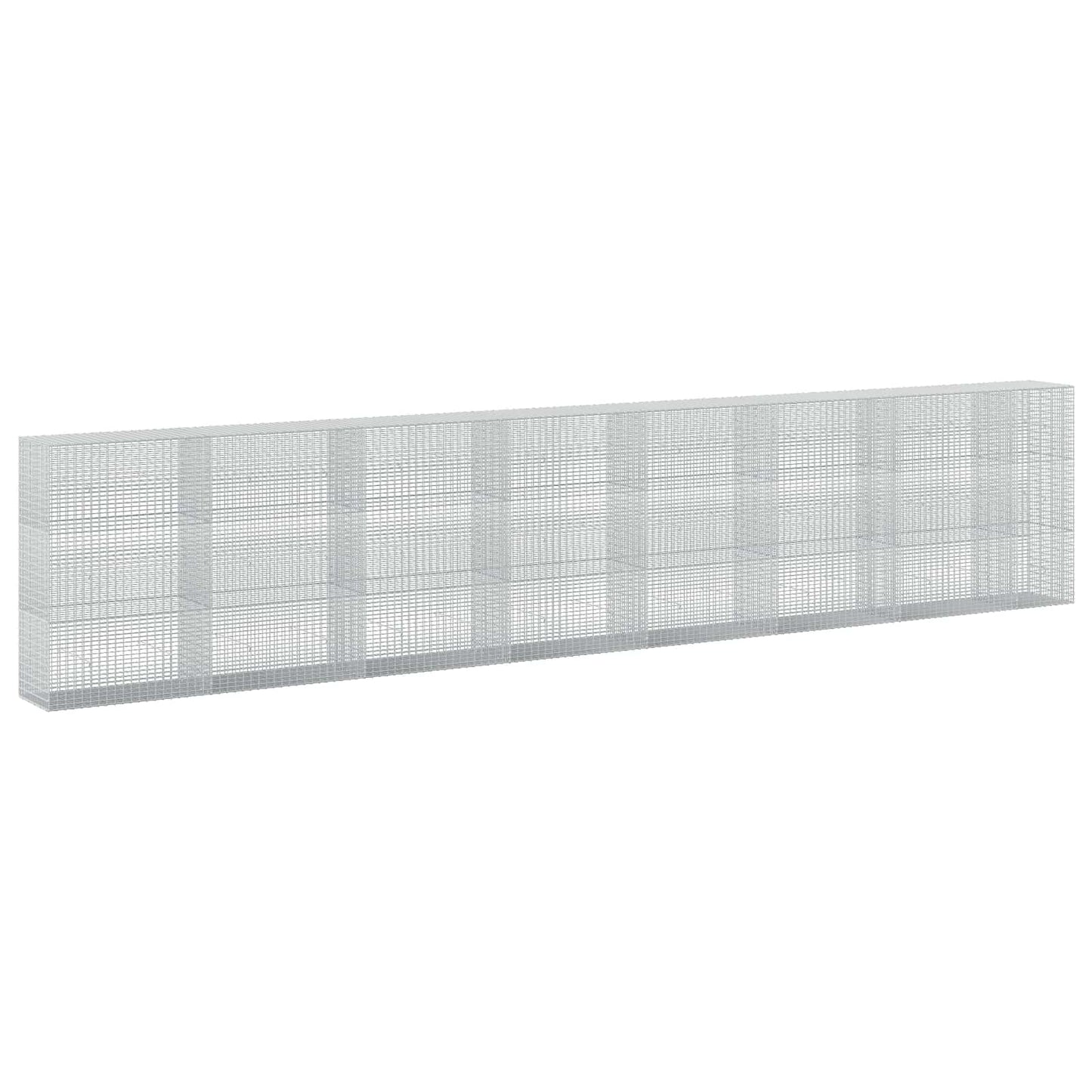 vidaXL Γκαμπιόν με σύρμα 5 mm και πλέγμα 5x2,5 cm 750x50x150 εκ