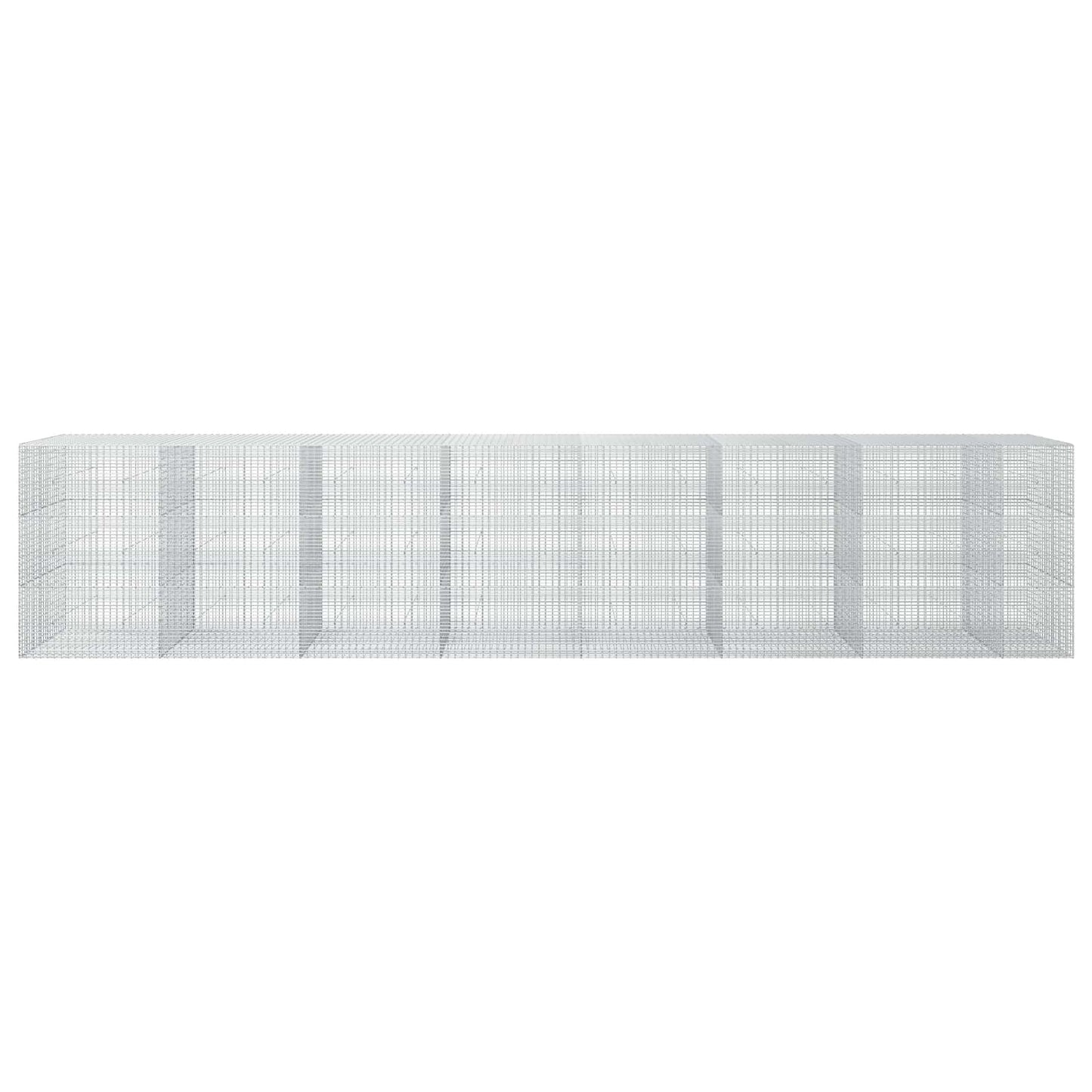vidaXL Γκαμπιόν με σύρμα 5 mm και πλέγμα 5x2,5 cm 750x50x150 εκ