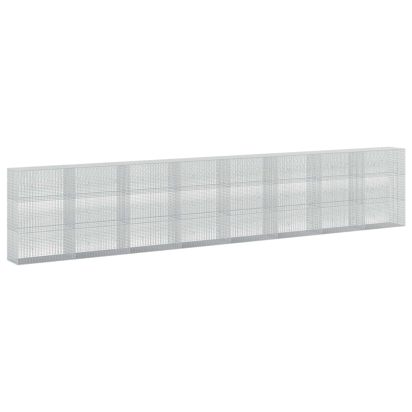 vidaXL Γκαμπιόν με σύρμα 5 mm και πλέγμα 5x2,5 cm 800x50x150 εκ.