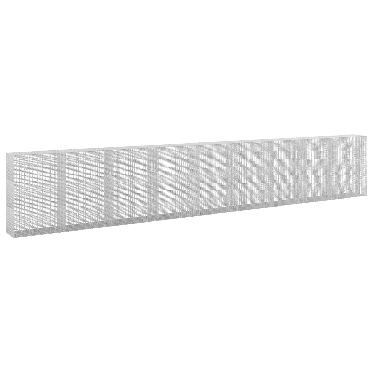 vidaXL Γκαμπιόν με σύρμα 5 mm και πλέγμα 5x2,5 cm 900x50x150 εκ