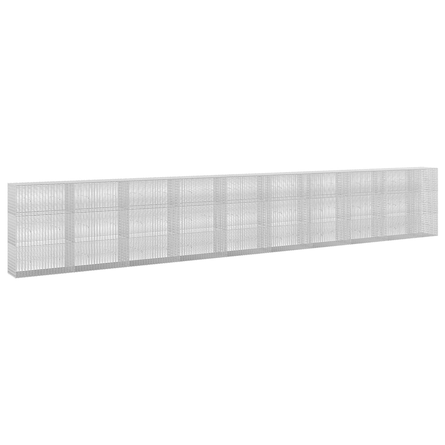 vidaXL Γκαμπιόν με σύρμα 5 mm και πλέγμα 5x2,5 cm 950x50x150 εκ